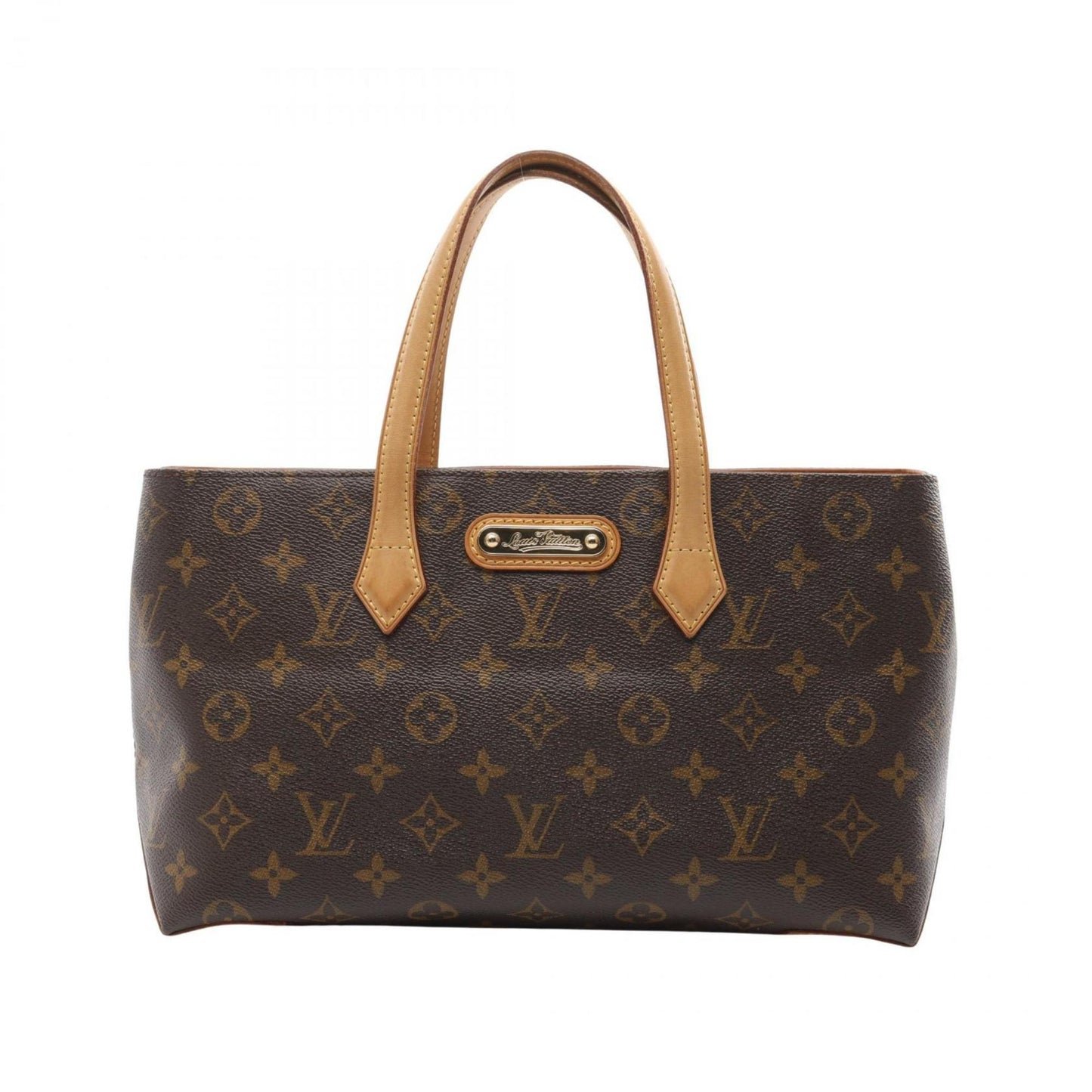 Louis Vuitton Wilshire, Brown, Canvas, handbag