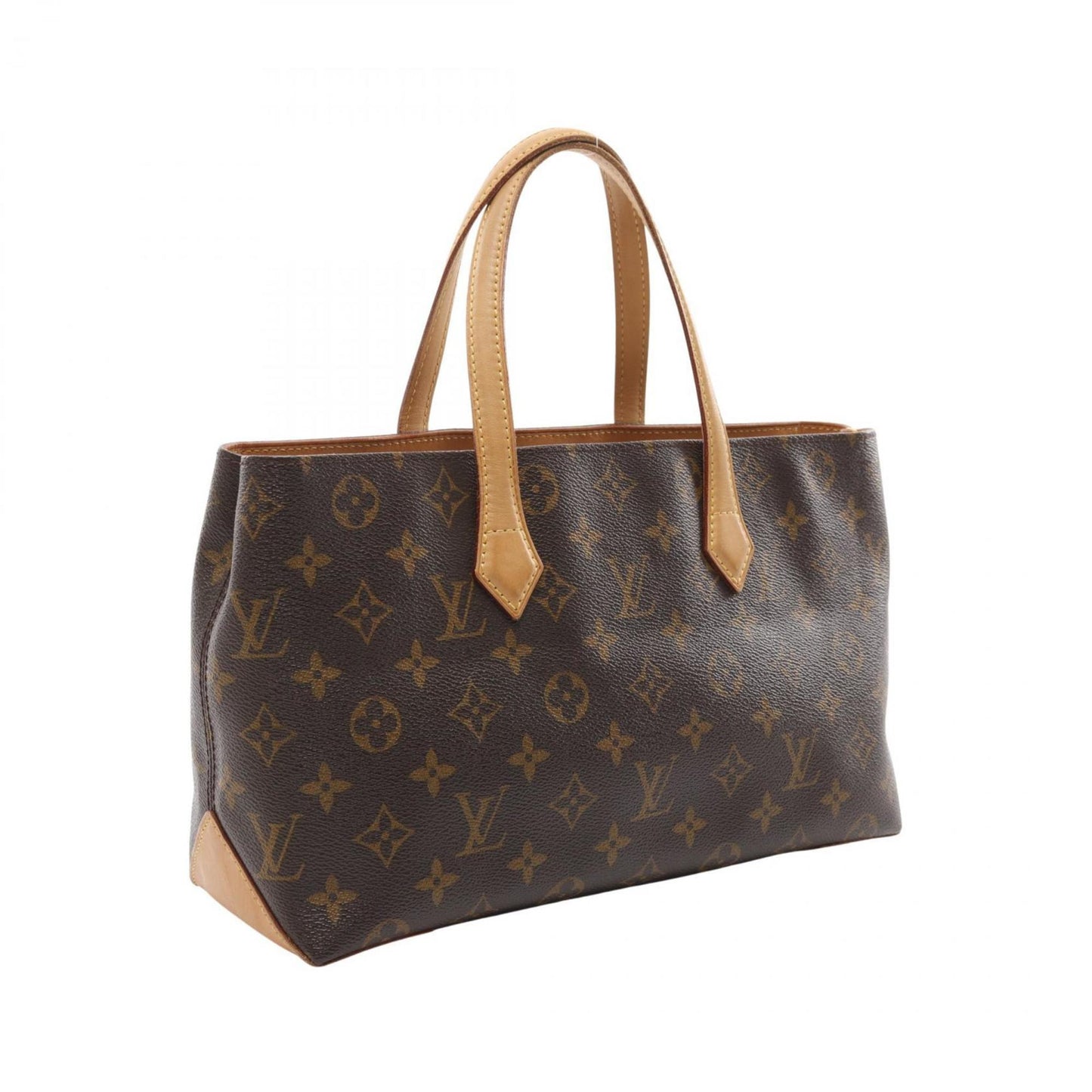 Louis Vuitton Wilshire, Brown, Canvas, handbag