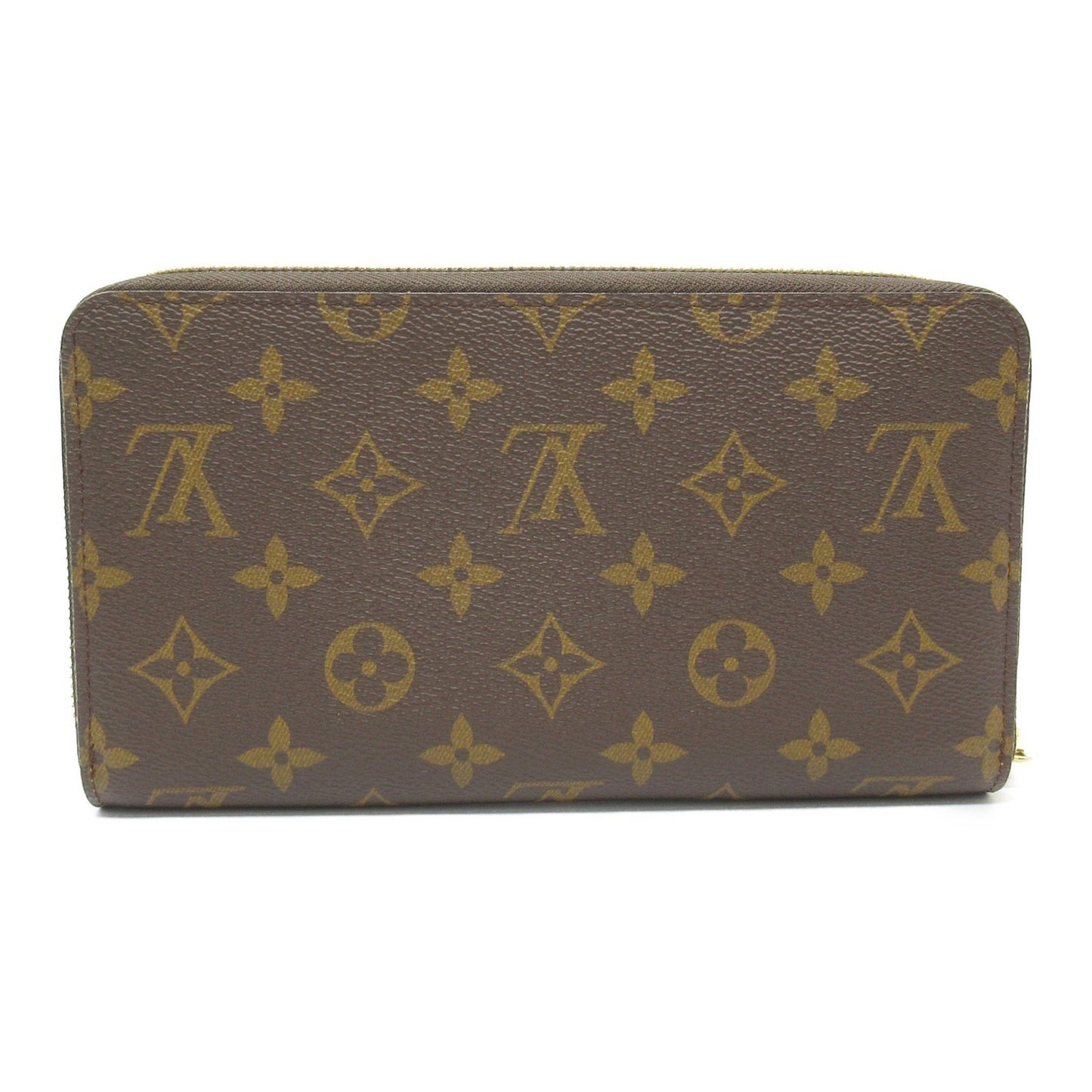 Louis Vuitton Zippy organizer, Brown, Canvas, wallet