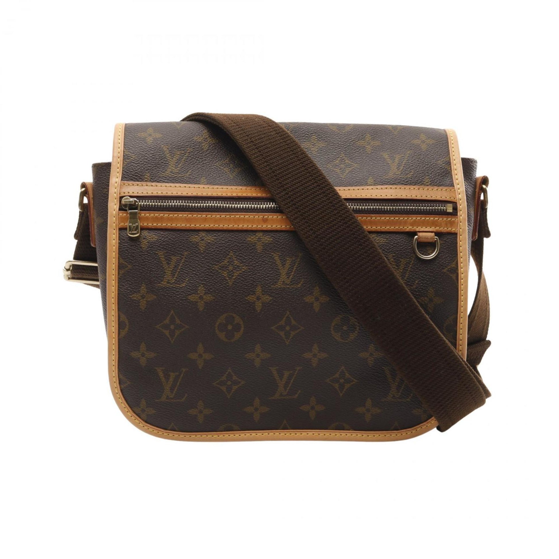 Louis Vuitton Bosphore, Brown, Canvas, shoulder