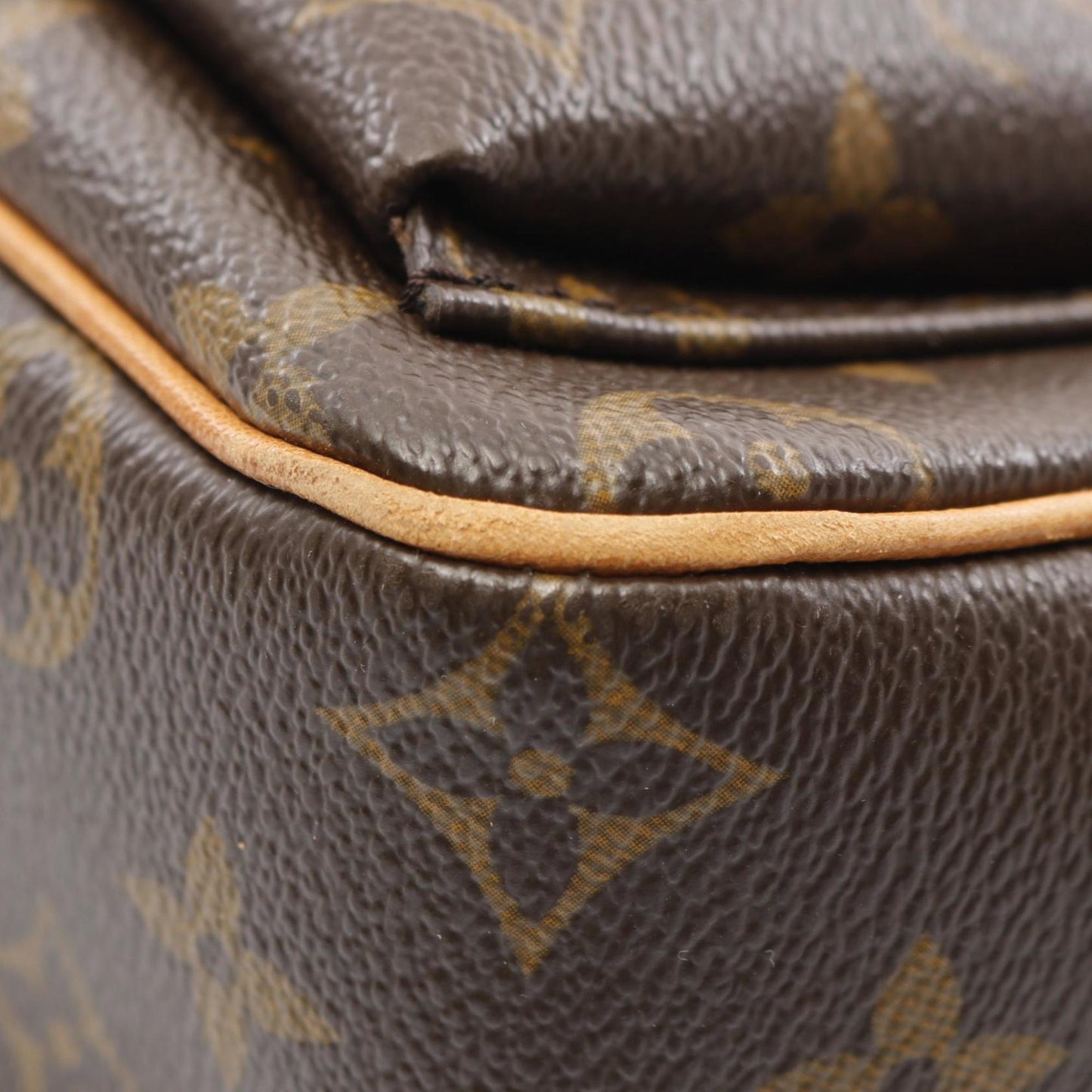 Louis Vuitton Viva Cité, Brown, Canvas, shoulder