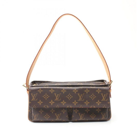 Louis Vuitton Viva Cité, Brown, Canvas, shoulder