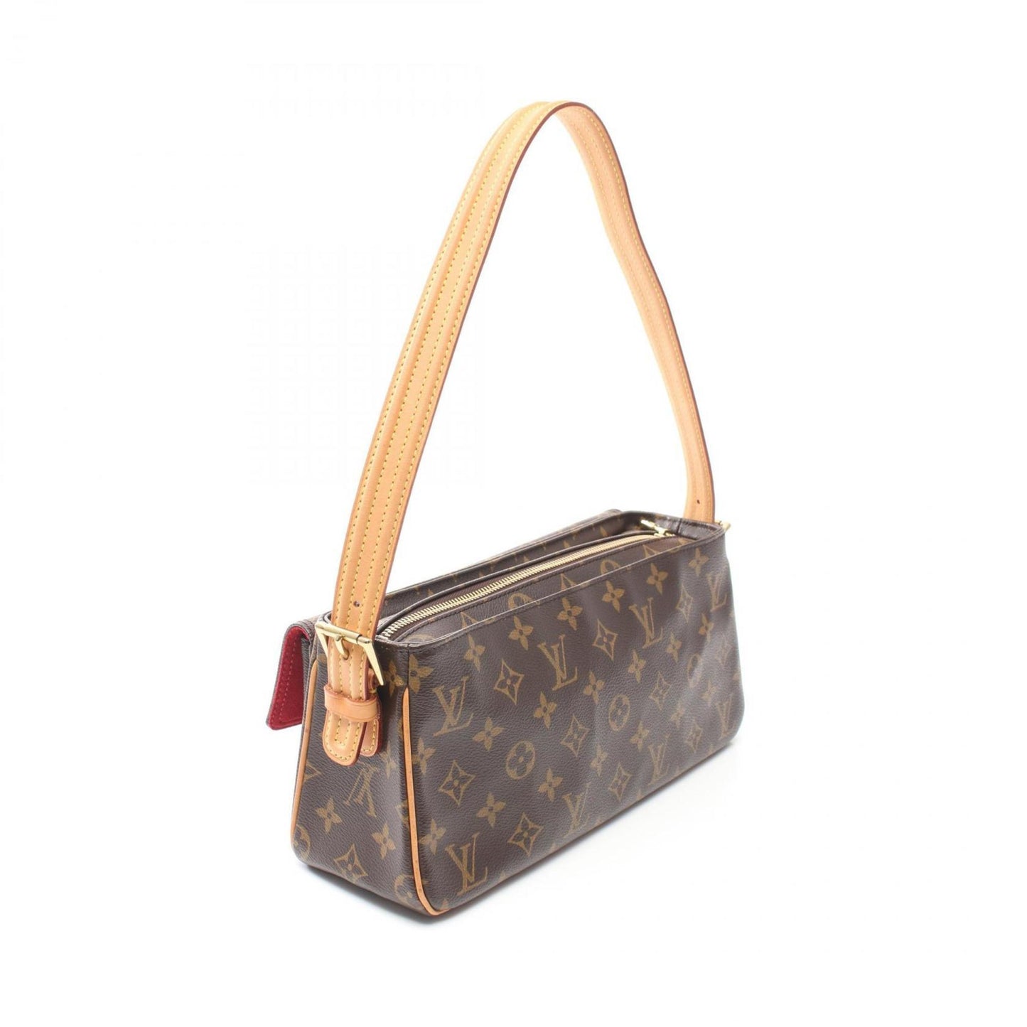 Louis Vuitton Viva Cité, Brown, Canvas, shoulder