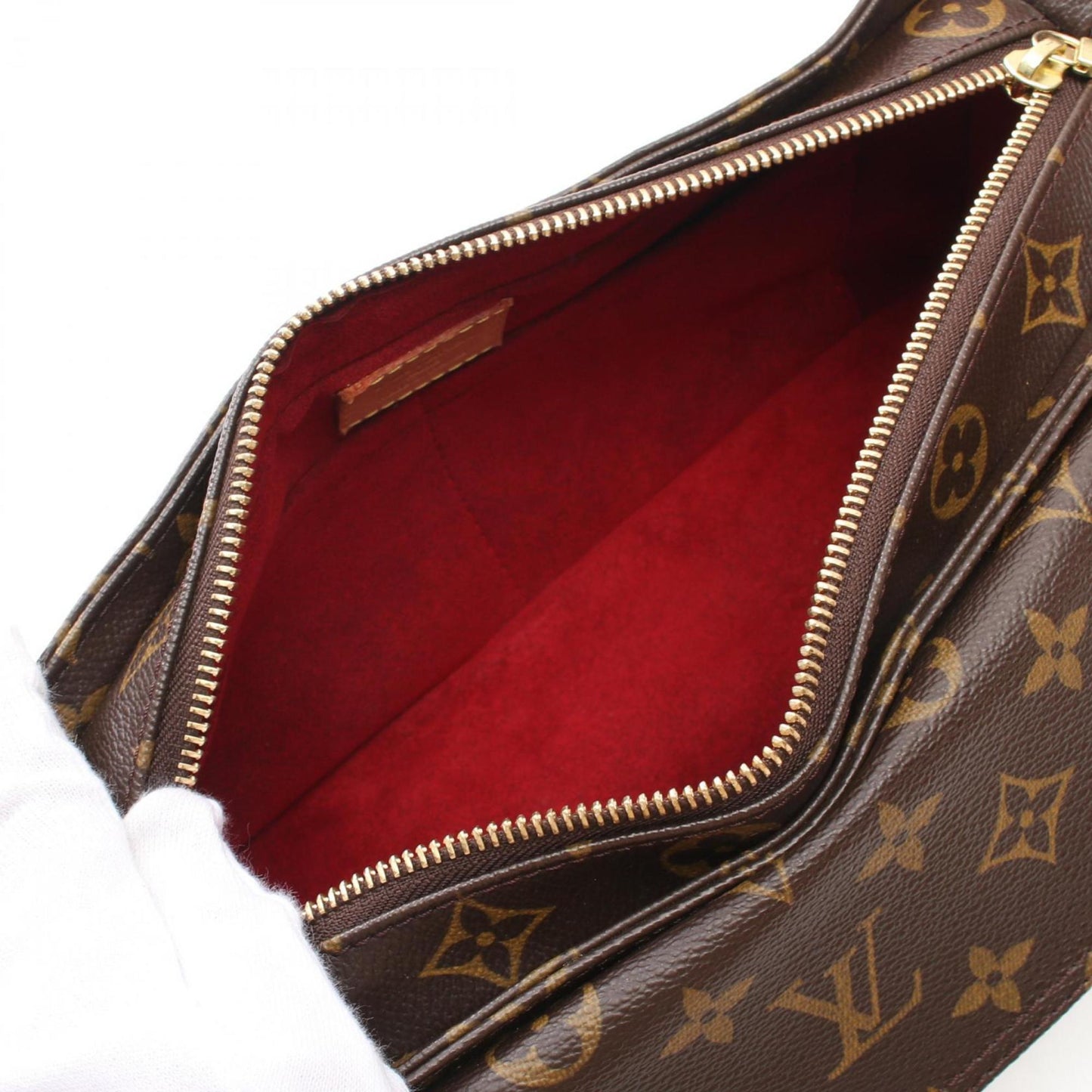 Louis Vuitton Viva Cité, Brown, Canvas, shoulder