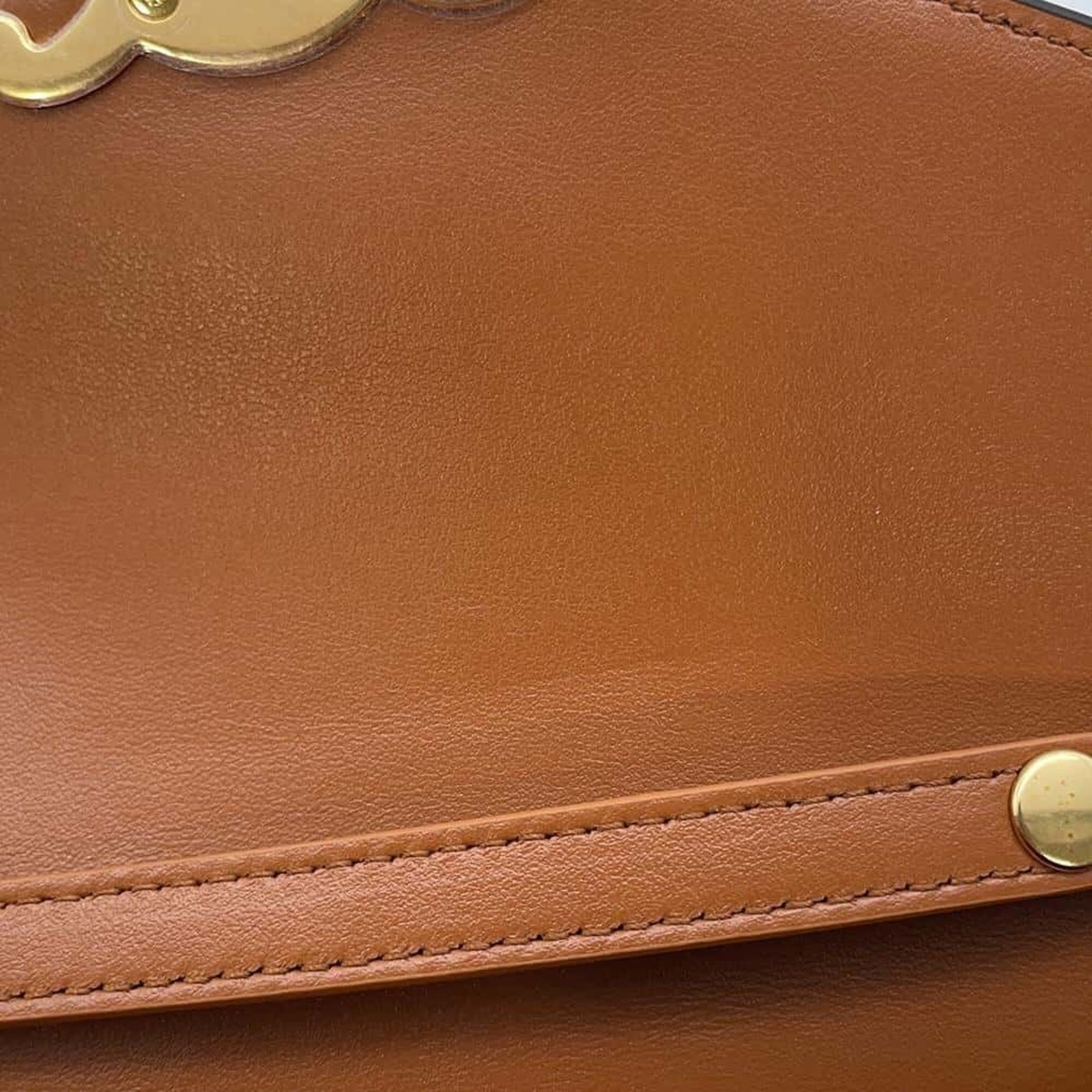 Céline Triomphe, Brown, Canvas, wallet