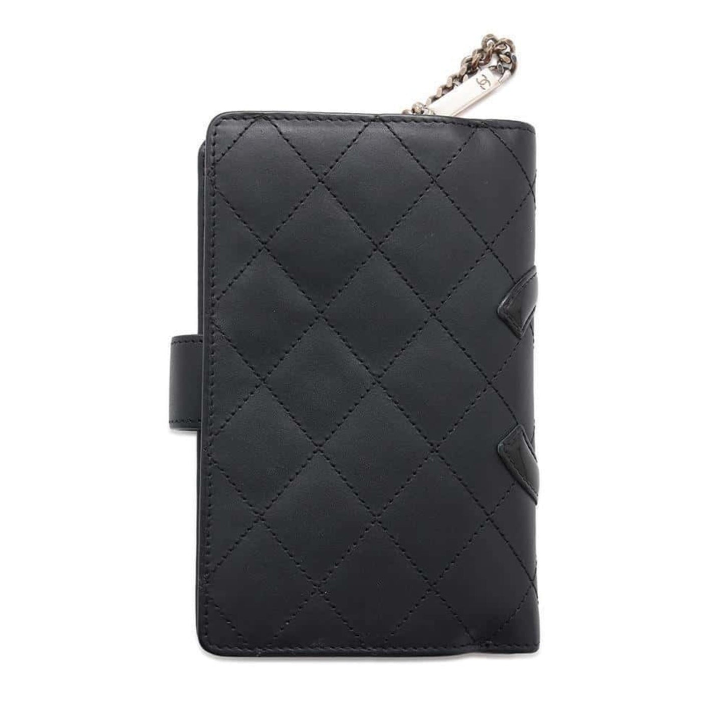 Chanel Cambon, Black, Leather, wallet