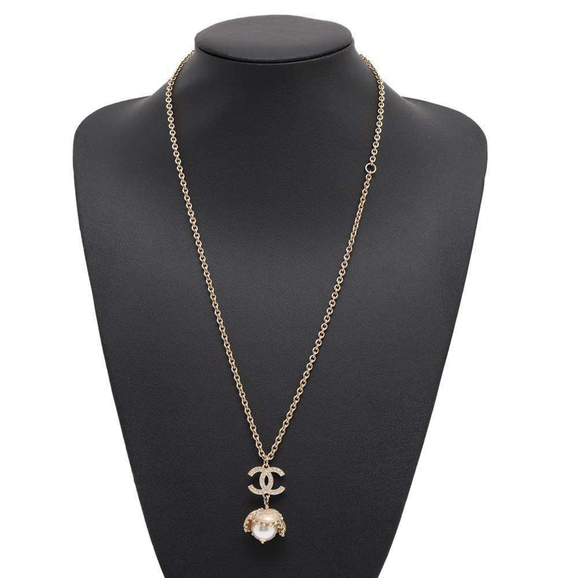 Chanel Coco Mark, Gold, Gold Plated, necklace