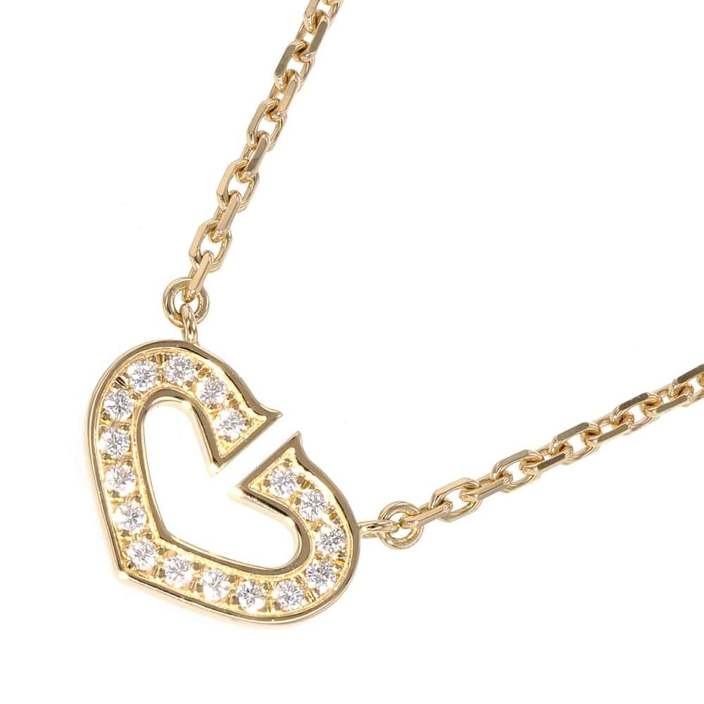 Cartier C heart, Gold, Yellow Gold, necklace