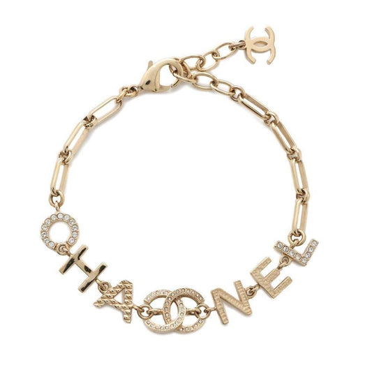 Chanel, Gold, Metal, bracelet