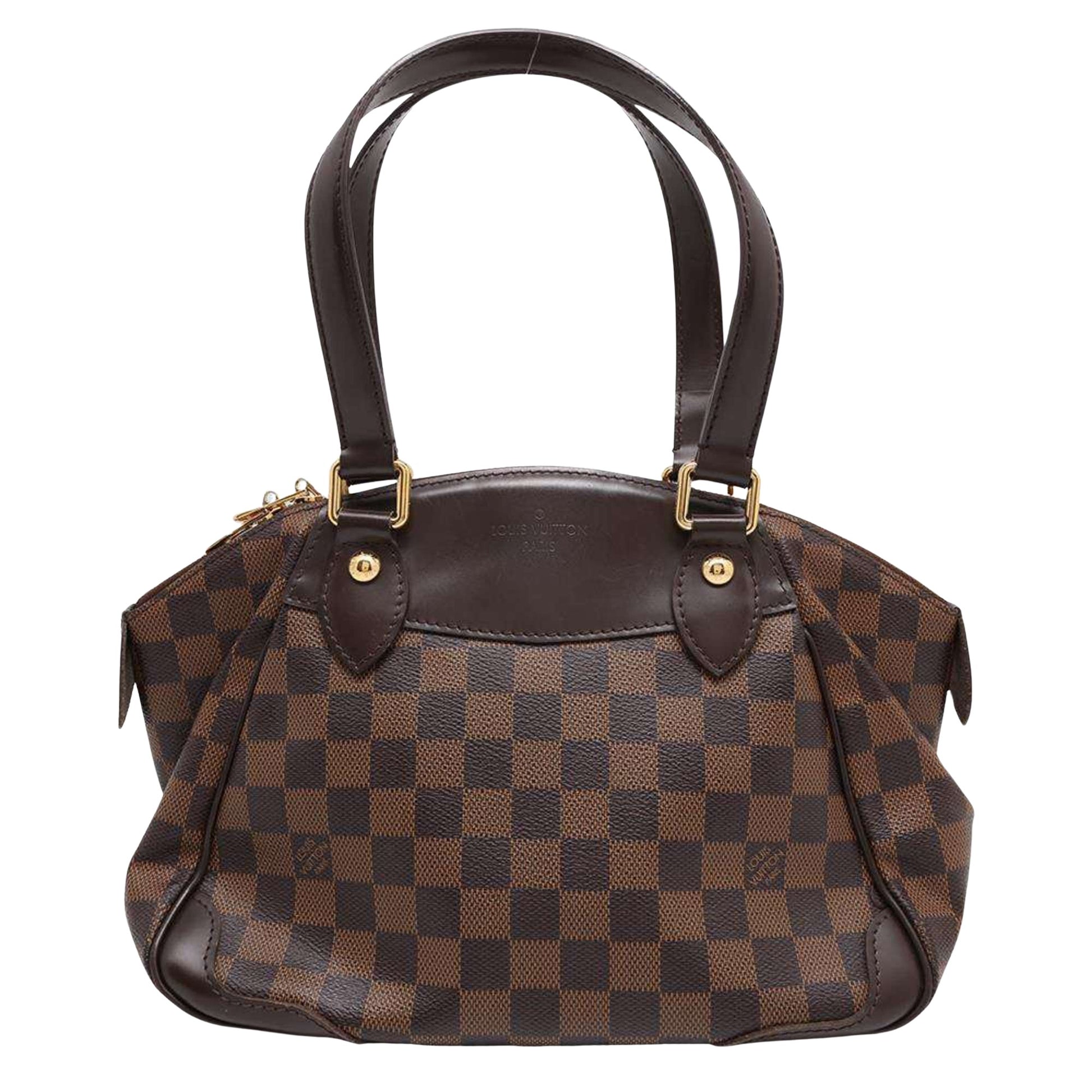 Louis Vuitton Verona, Brown, Canvas, handbag