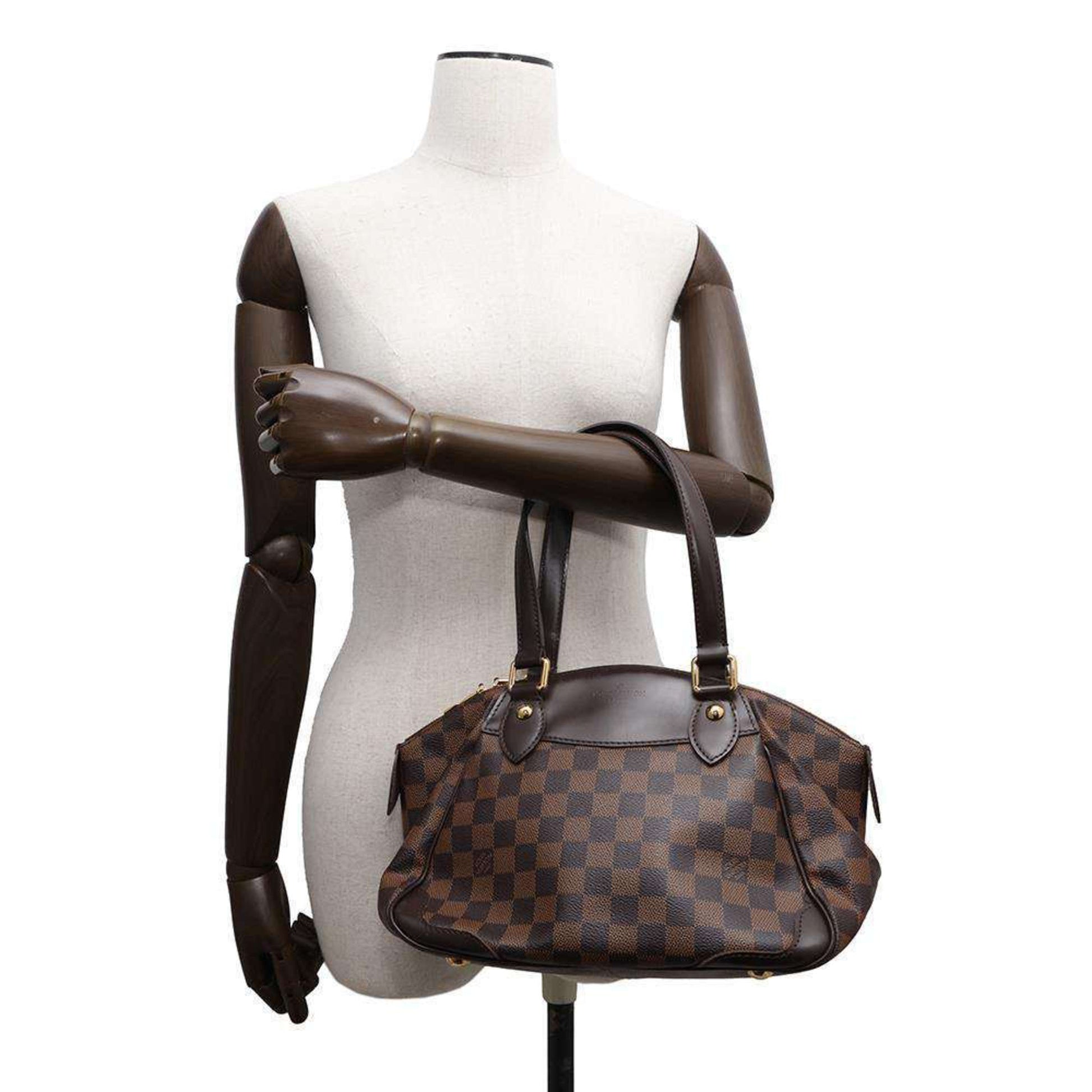 Louis Vuitton Verona, Brown, Canvas, handbag