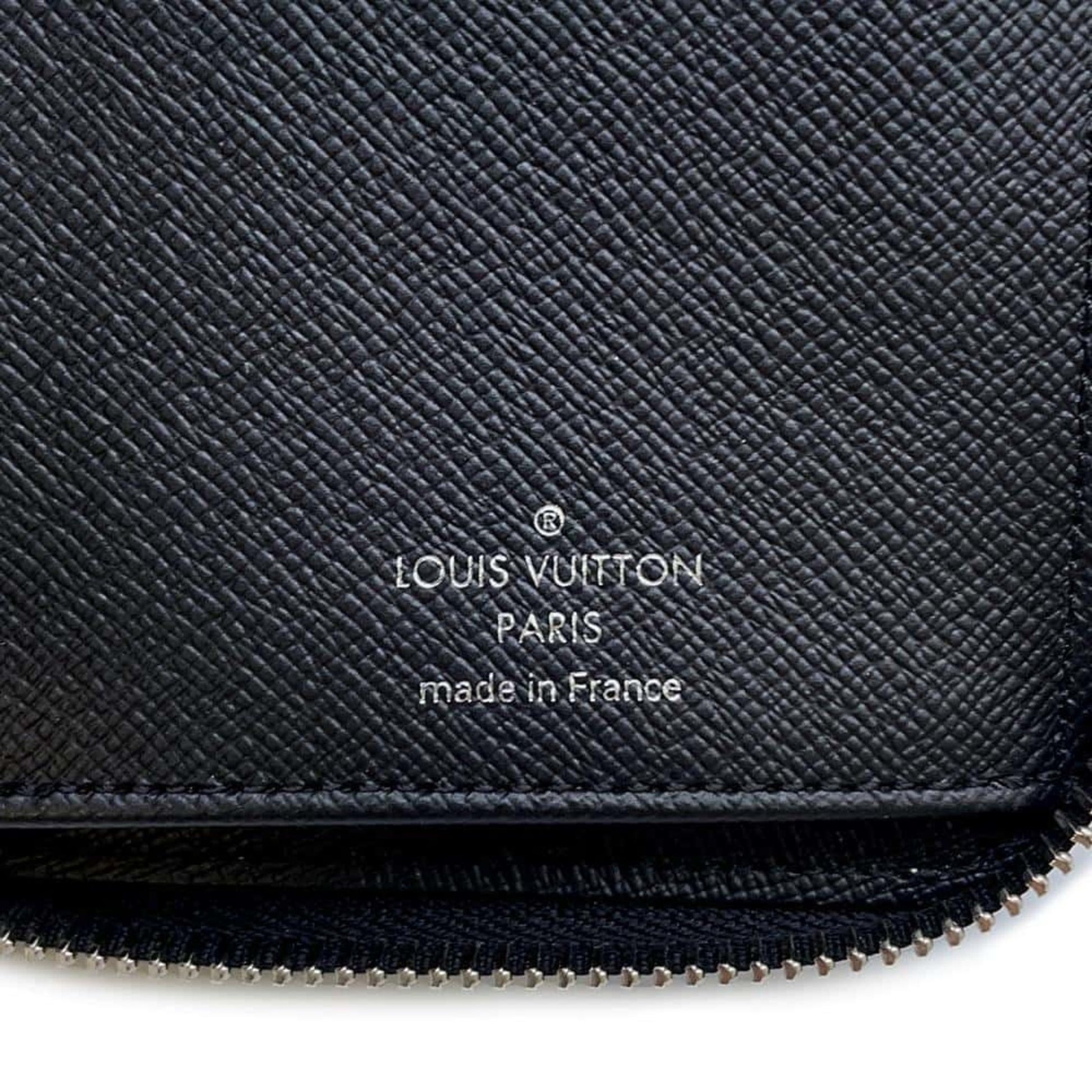 Louis Vuitton Zippy Wallet Vertical, Black, Leather, wallet