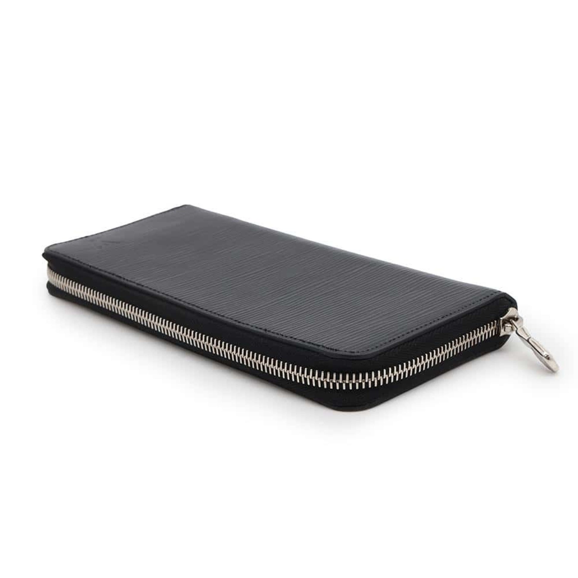 Louis Vuitton Zippy Wallet Vertical, Black, Leather, wallet