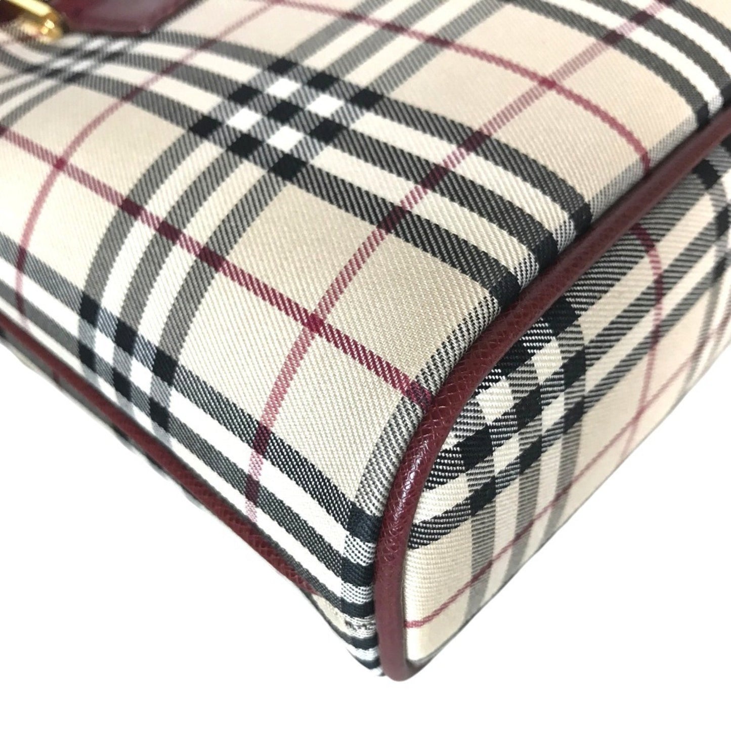 Burberry Nova Check, Beige, Canvas, handbag