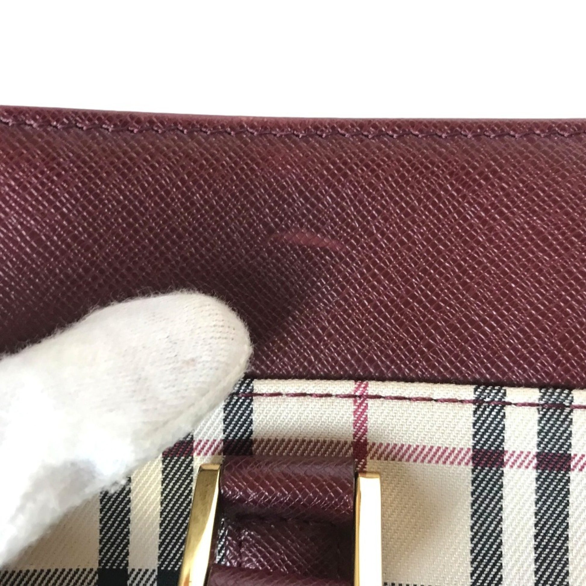 Burberry Nova Check, Beige, Canvas, handbag