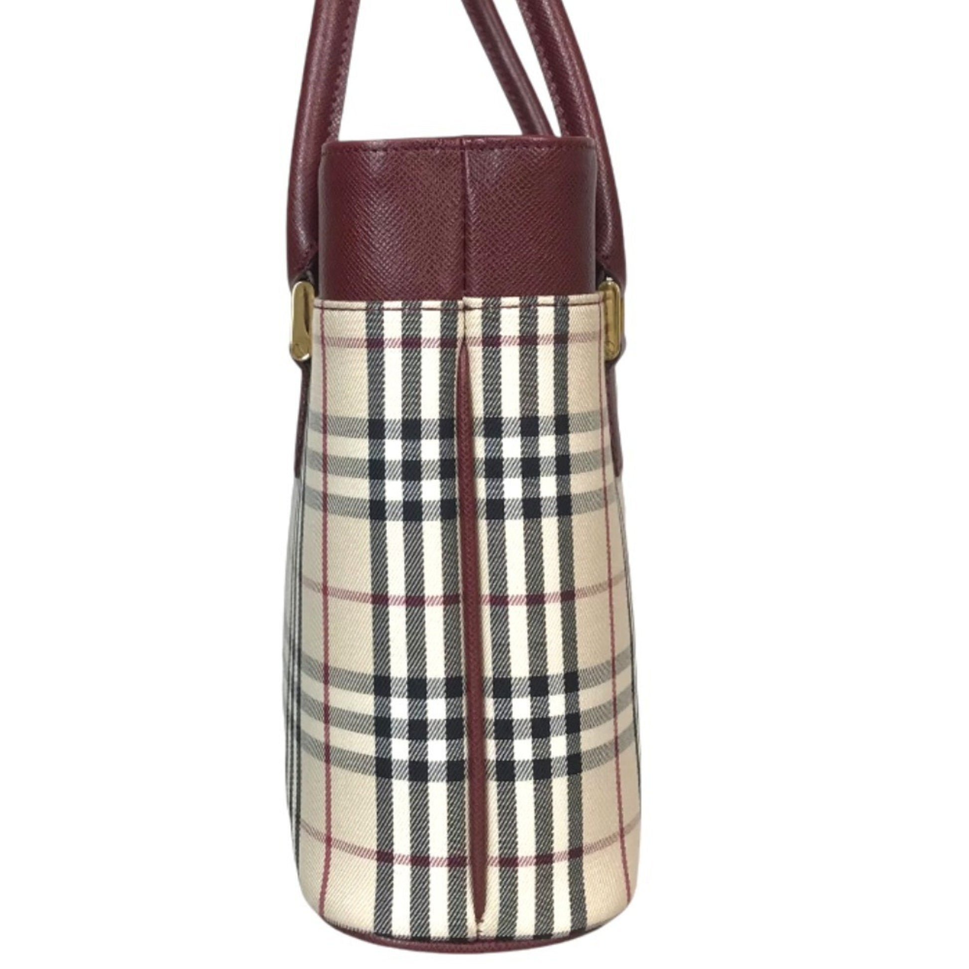 Burberry Nova Check, Beige, Canvas, handbag