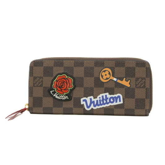 Louis Vuitton Zippy, Brown, Canvas, wallet