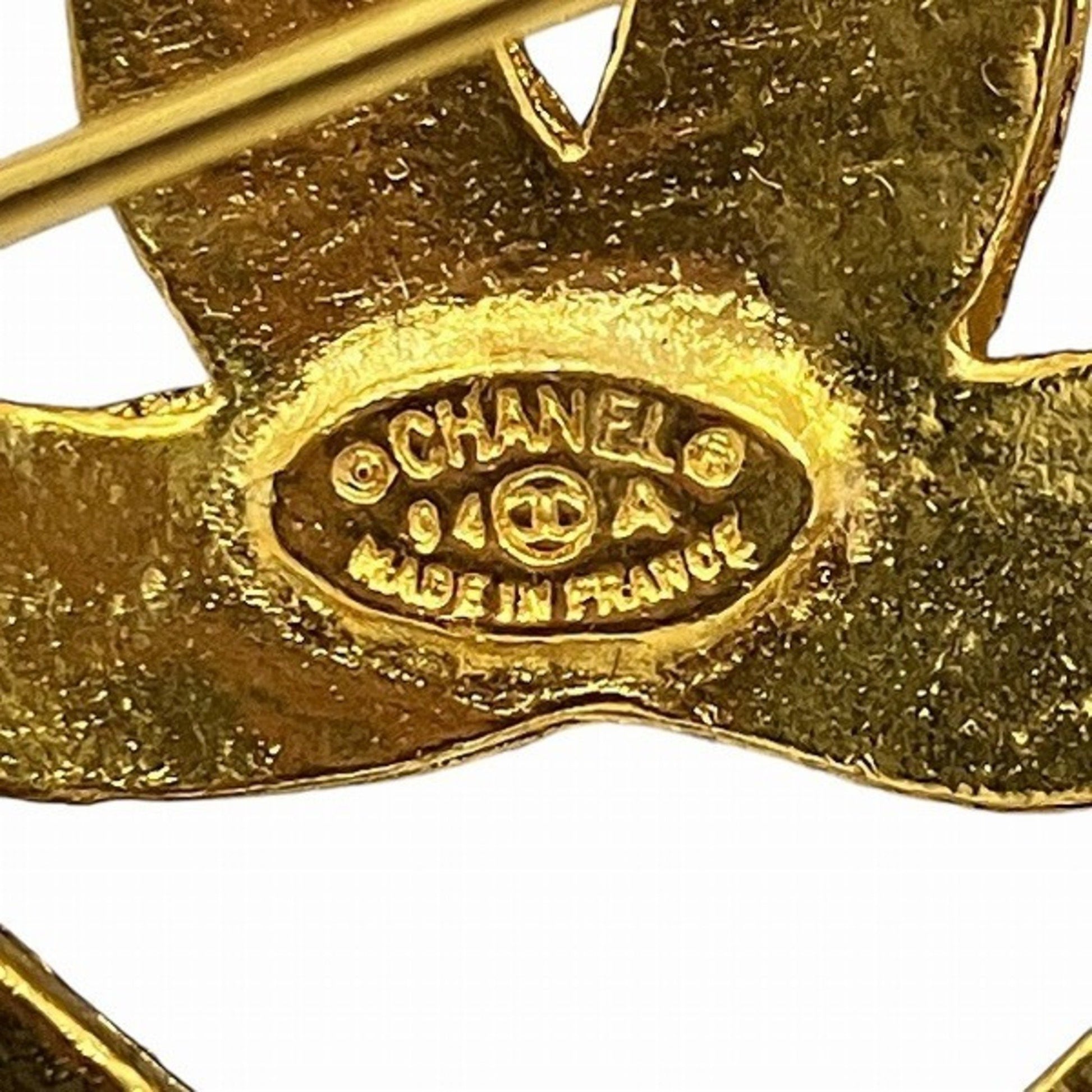 Chanel Coco Mark, Gold, Gold Plated, brooch