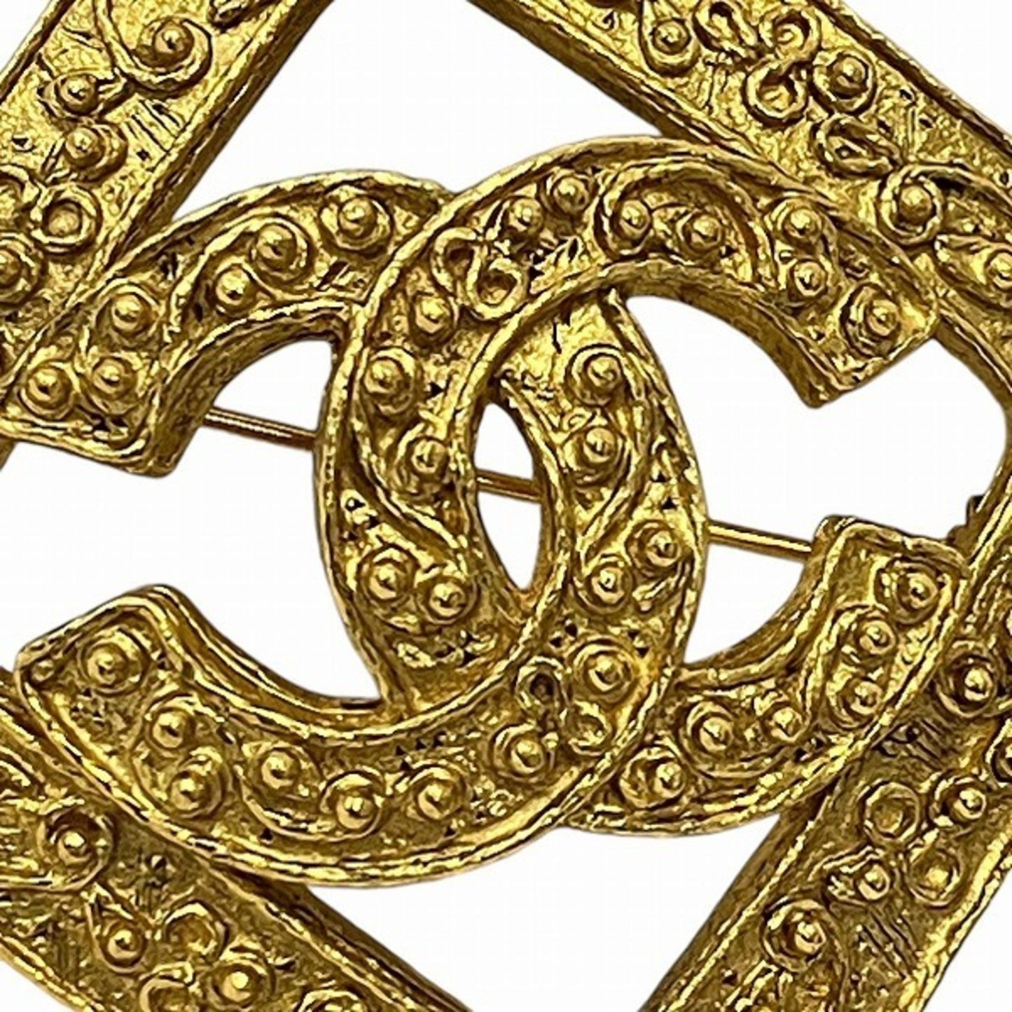 Chanel Coco Mark, Gold, Gold Plated, brooch