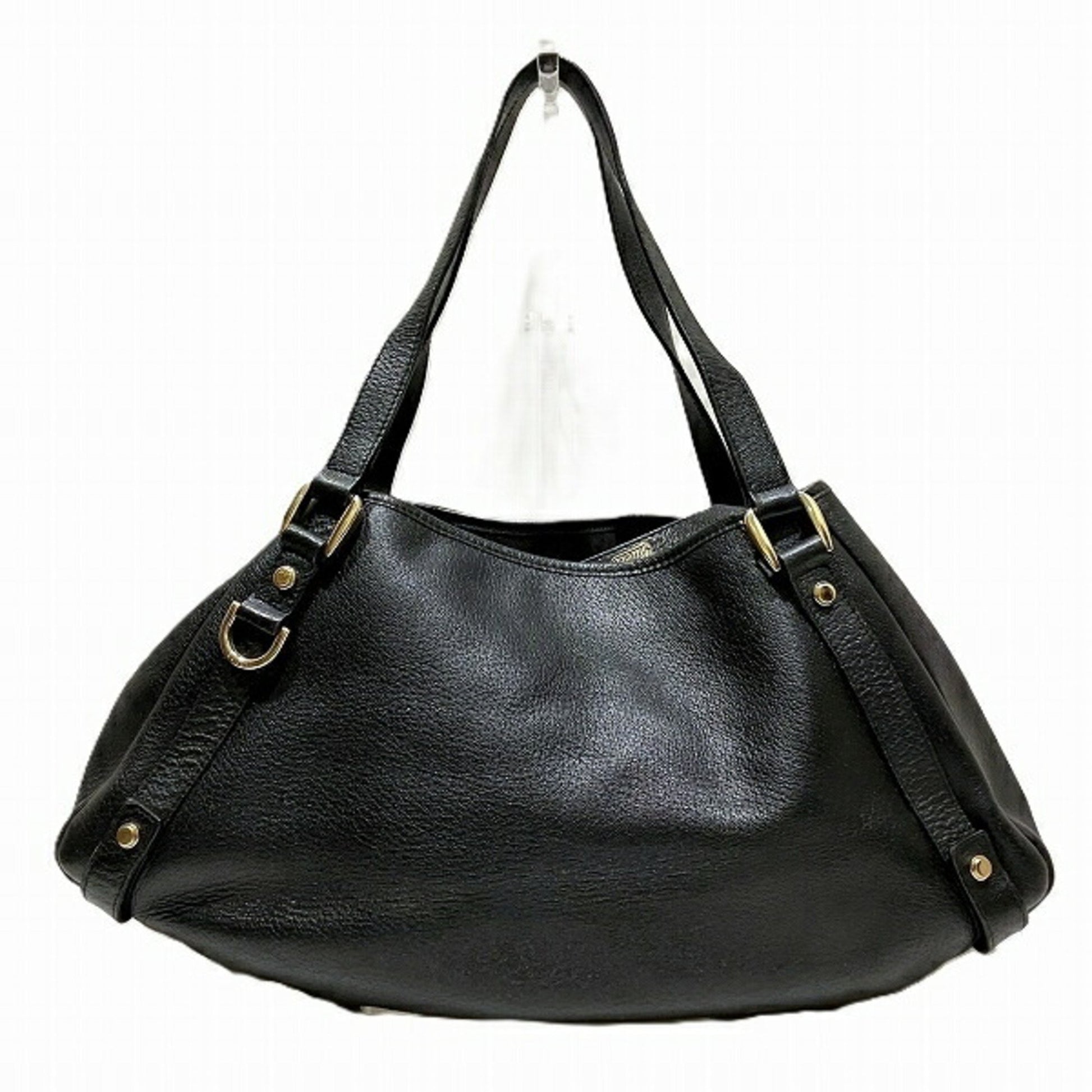 Gucci Abbey, Black, Leather, tote