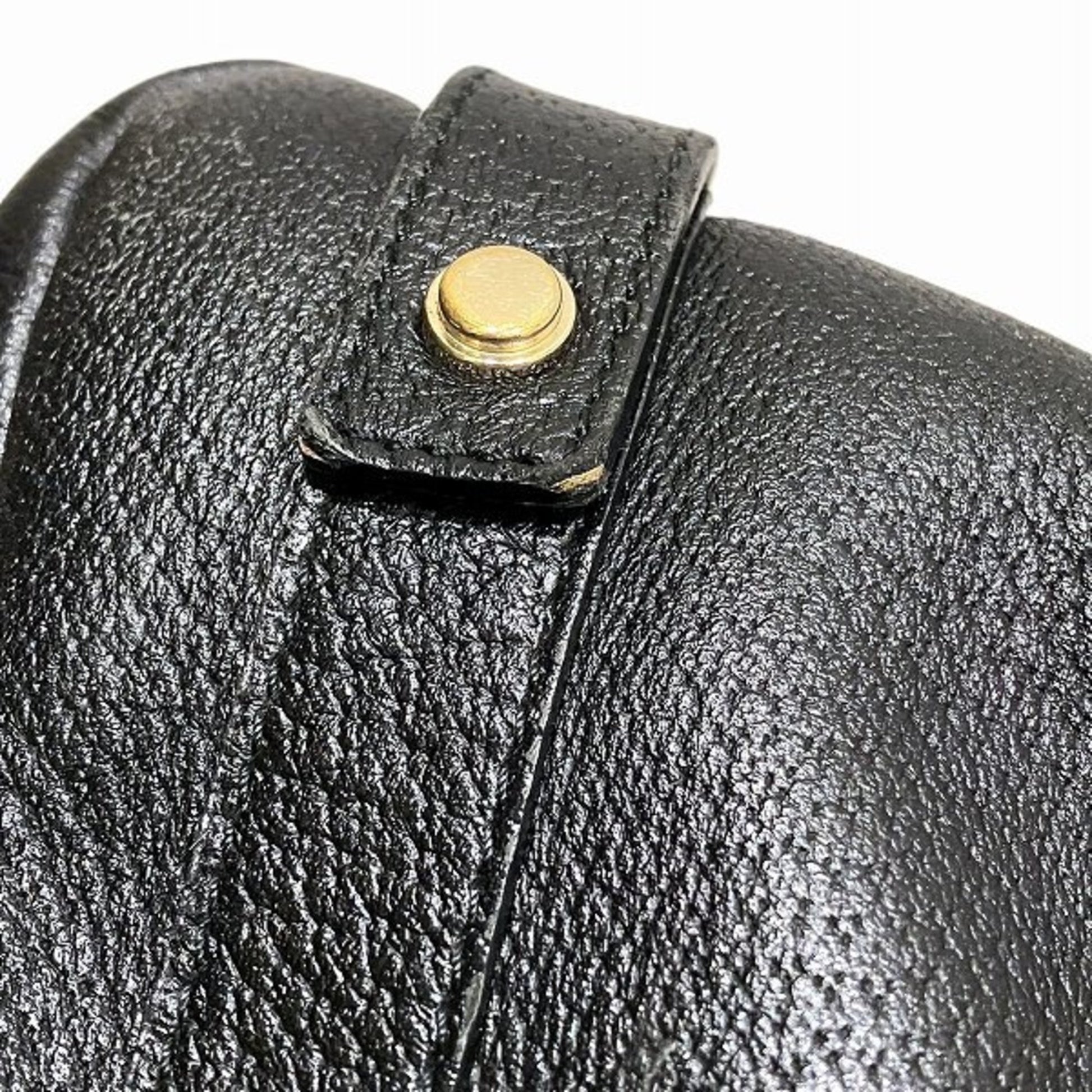 Gucci Abbey, Black, Leather, tote