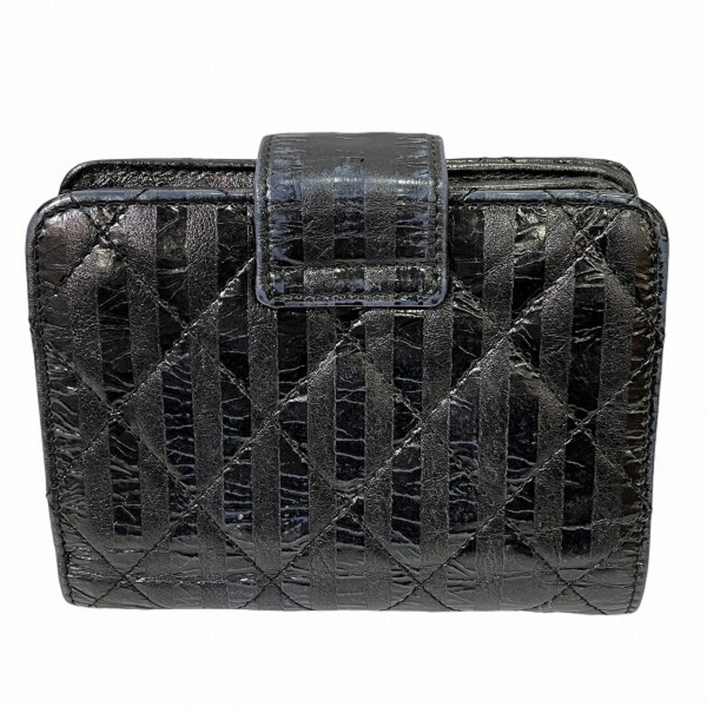 "Chanel 2,55", Black, Leather, wallet