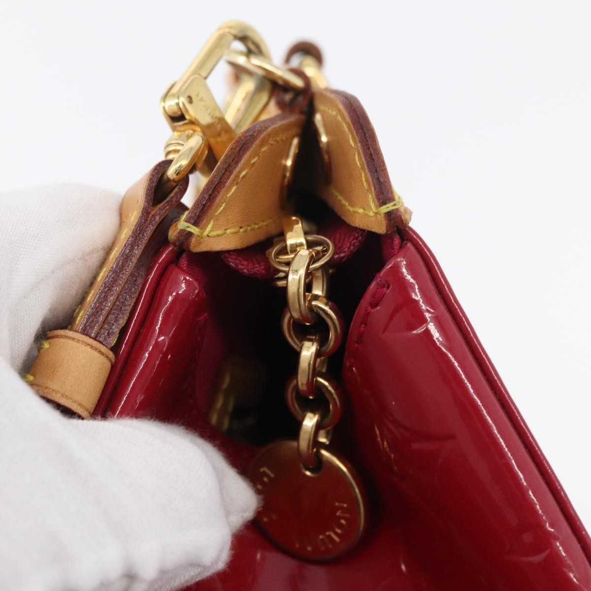 Louis Vuitton Blair Monogram Vernis, Pink, Patent Leather, Handbag