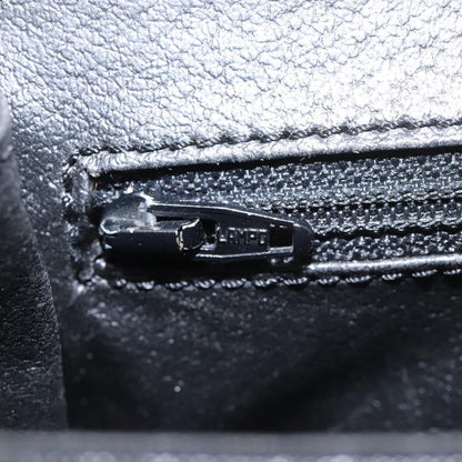 Céline Logo du cercle, Black, Leather, shoulder