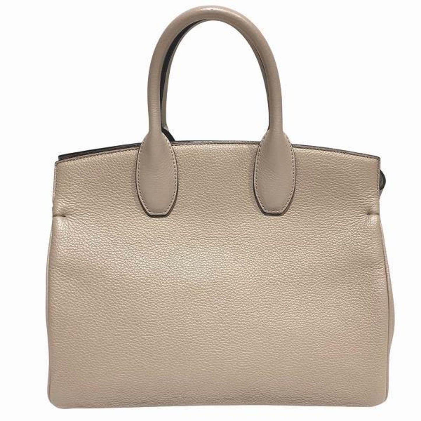 Salvatore Ferragamo Gancini, Beige, Leather, handbag