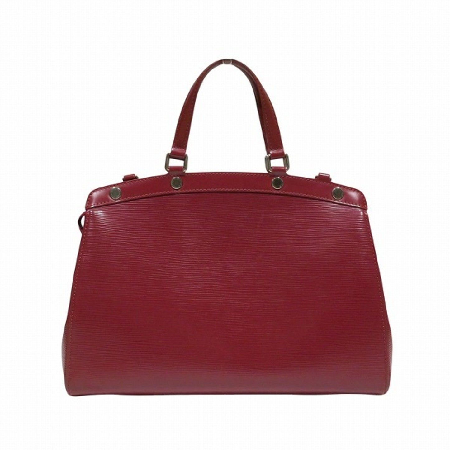 Louis Vuitton Brea, Red, Leather, handbag