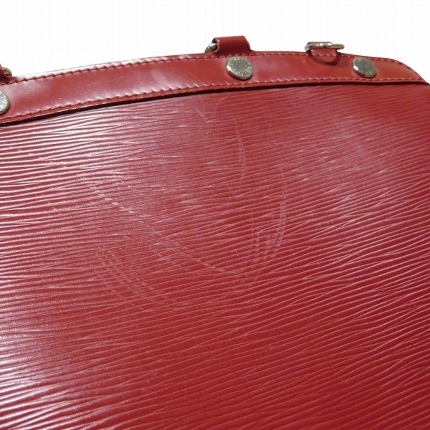 Louis Vuitton Brea, Red, Leather, handbag