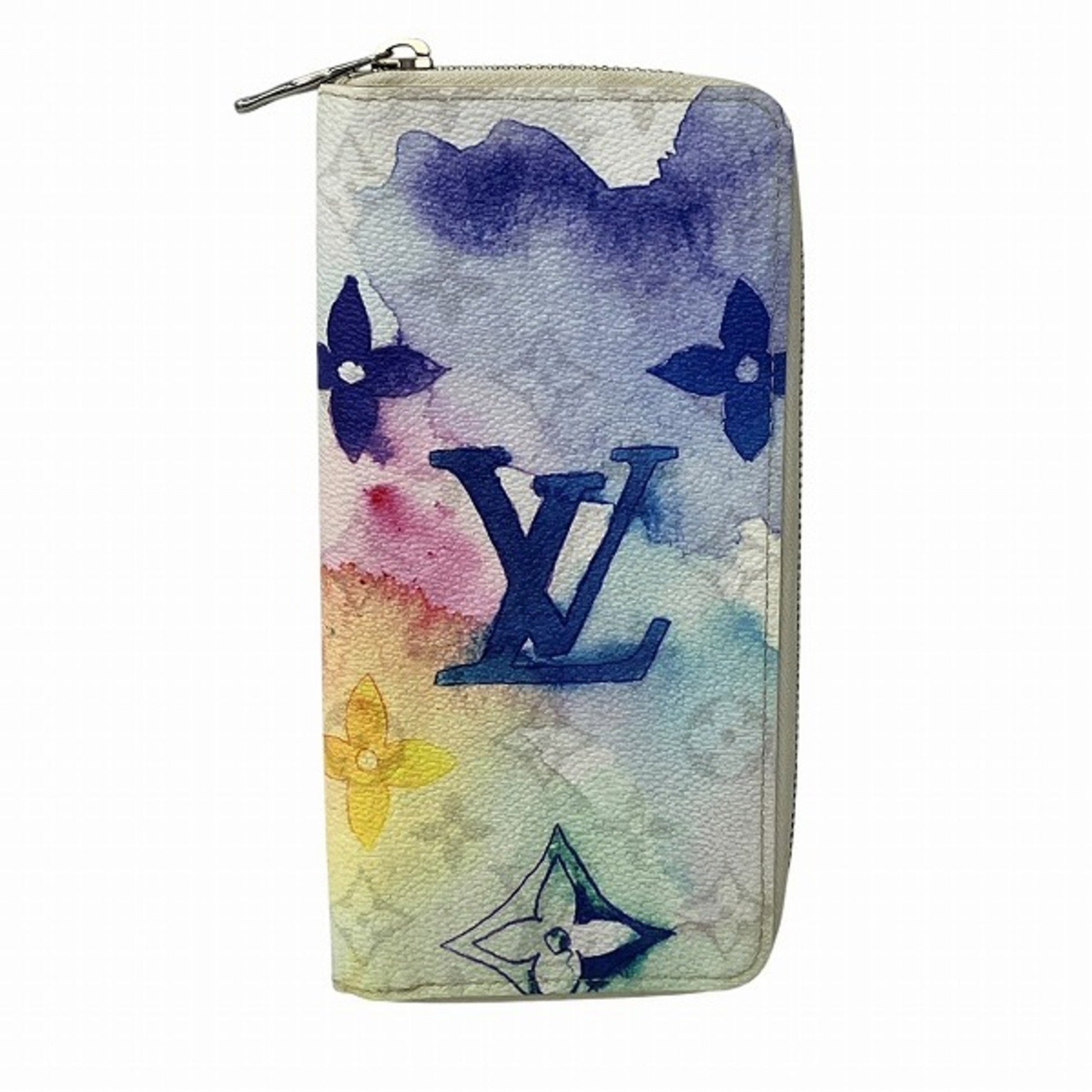 Louis Vuitton Zippy Wallet Vertical, Multicolour, Leather, wallet