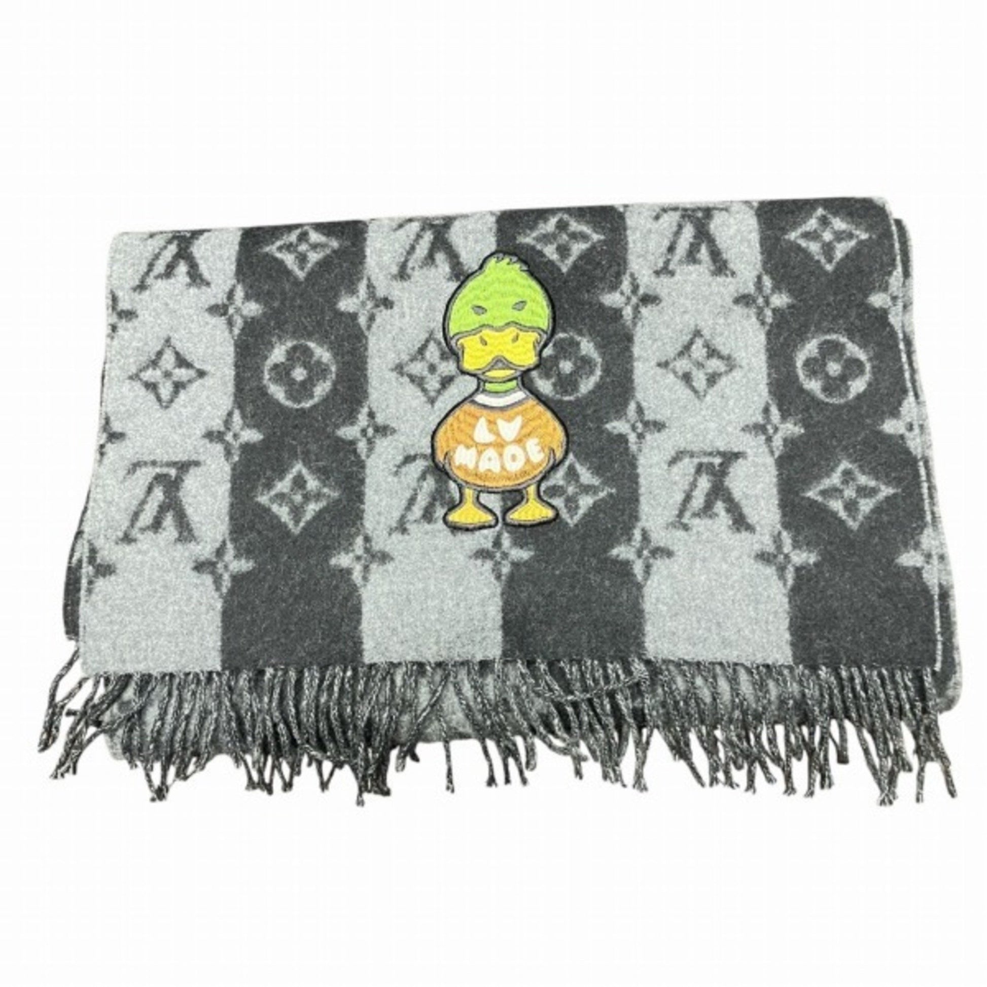 Louis Vuitton Nigo, Multicolour, Cashmere, scarf