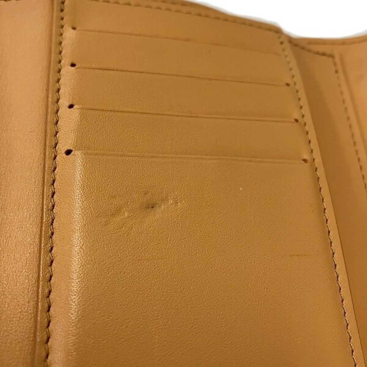 Louis Vuitton Portefeuille capucines, Camel, Leather, wallet