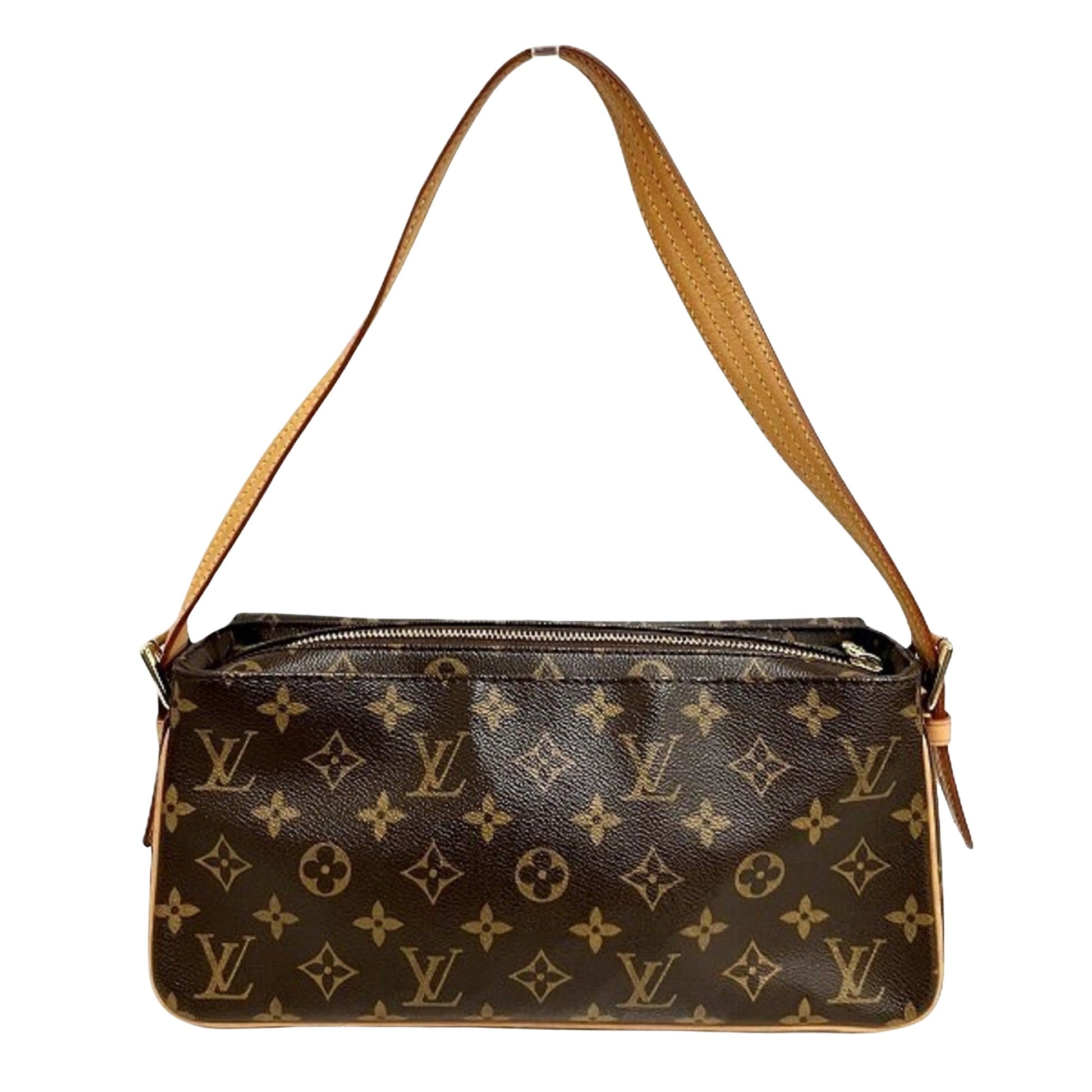 Louis Vuitton Viva Cité, Brown, Canvas, shoulder