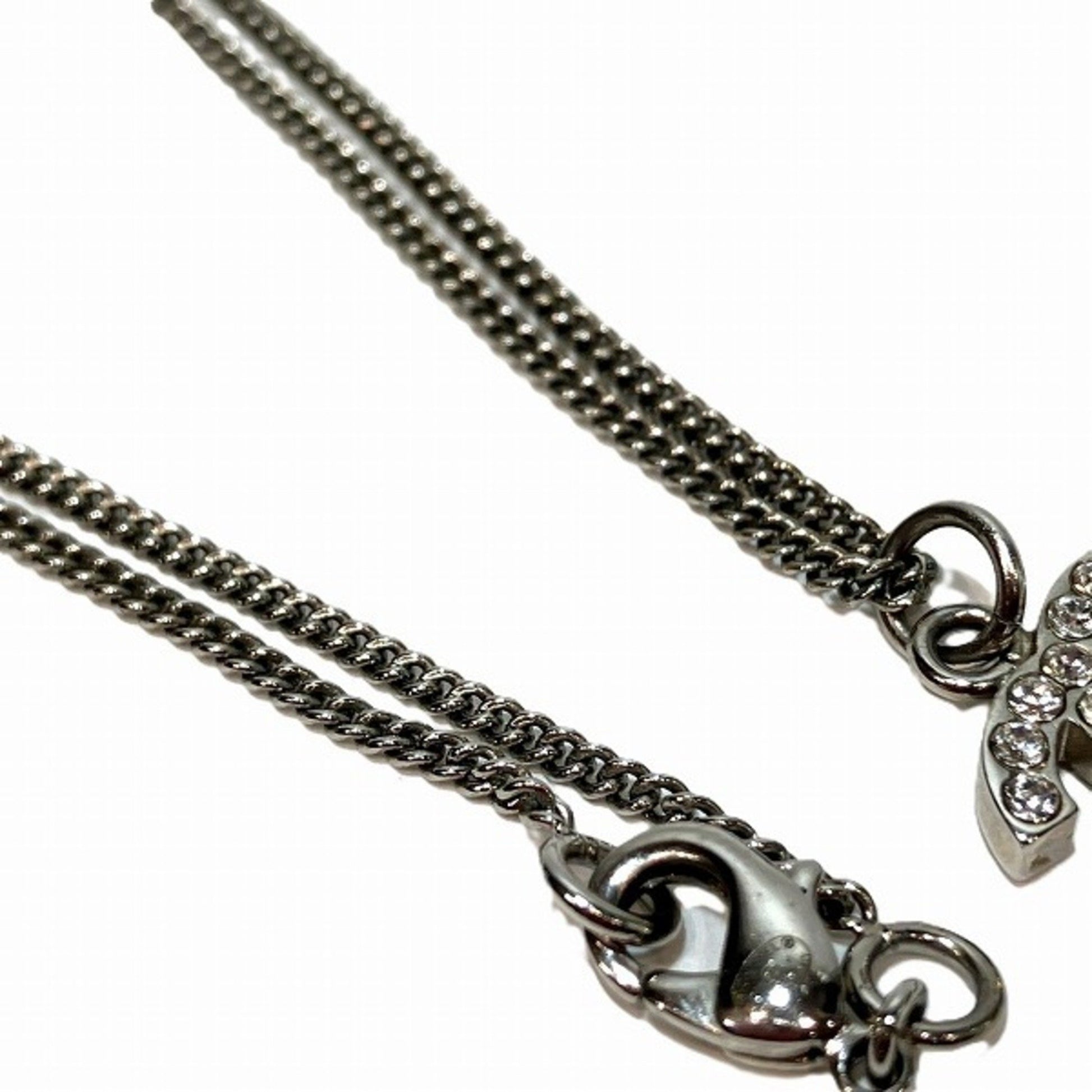 Chanel Coco Mark, Silver, Metal, necklace