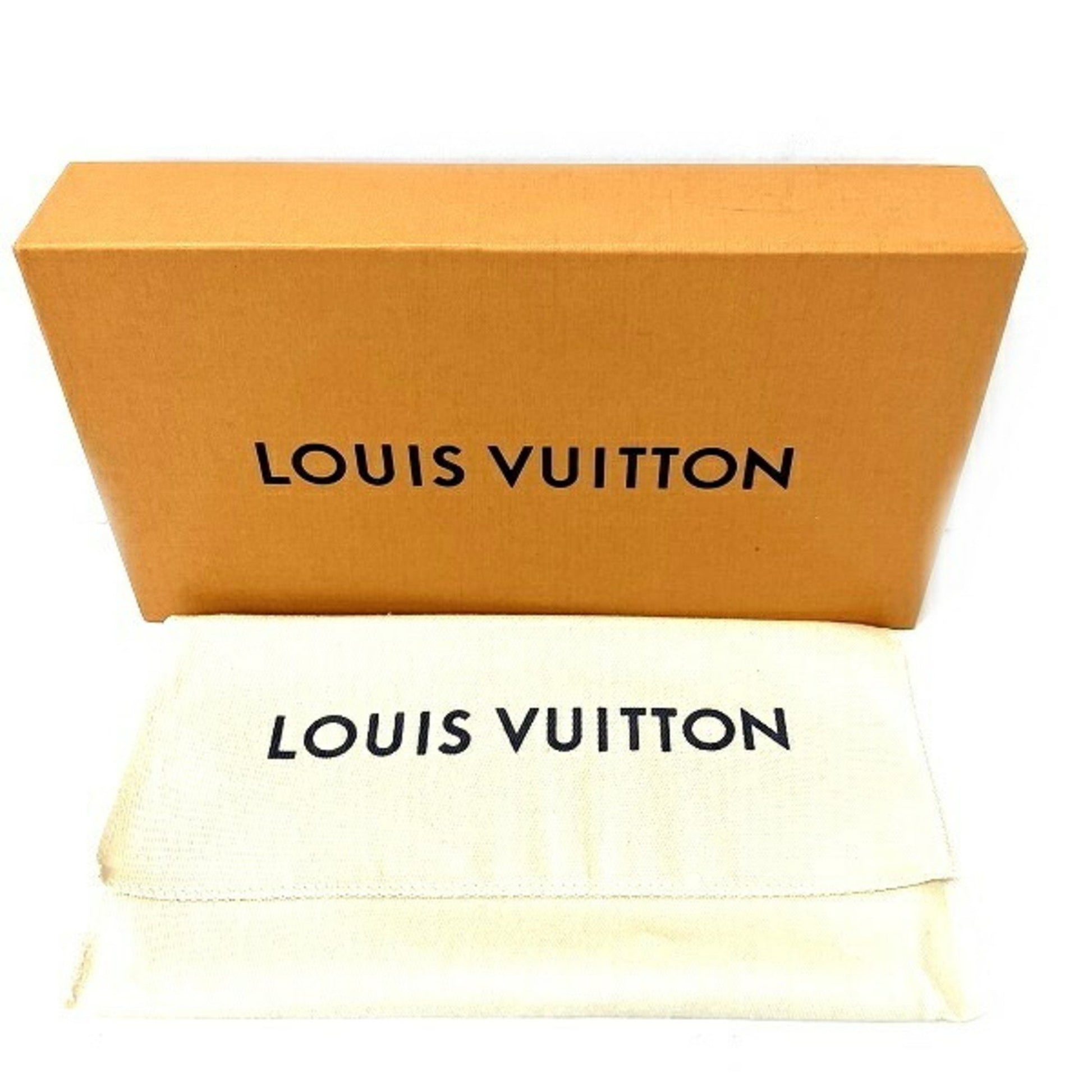 Louis Vuitton Portefeuille Sarah, Beige, Leather, wallet