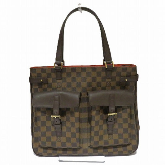 Louis Vuitton Uzes, Brown, Canvas, shoulder