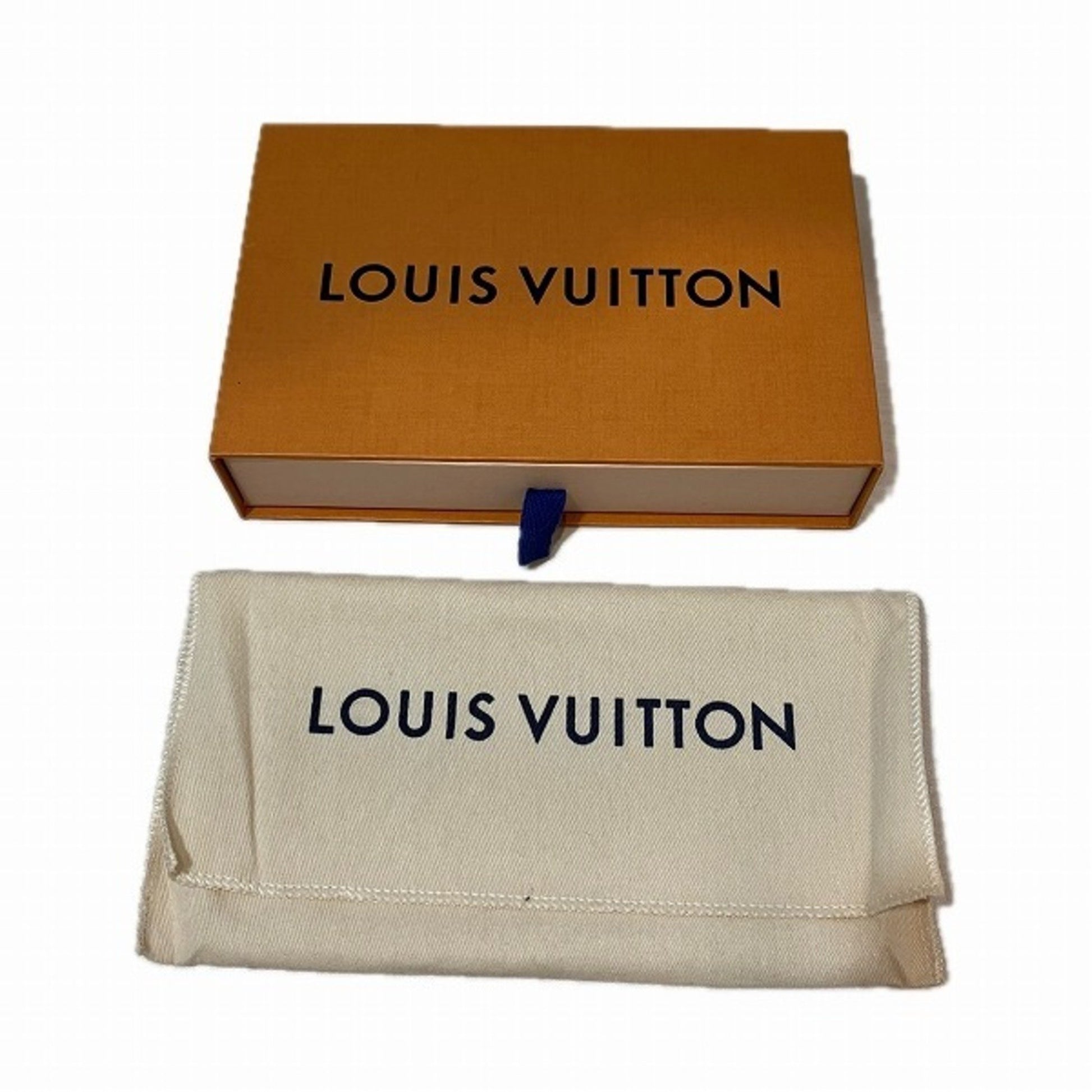 Louis Vuitton Taiga, Navy, Leather, wallet