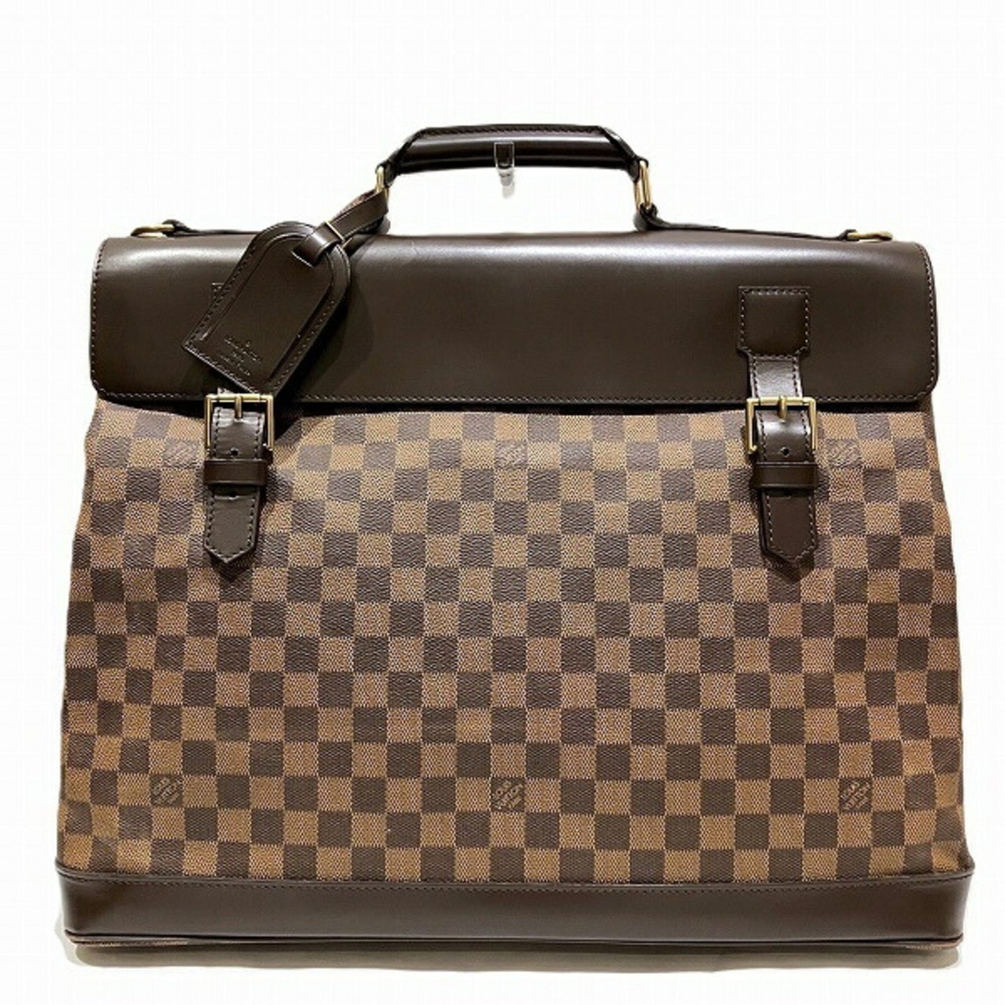 Louis Vuitton West End, Brown, Canvas, briefcase