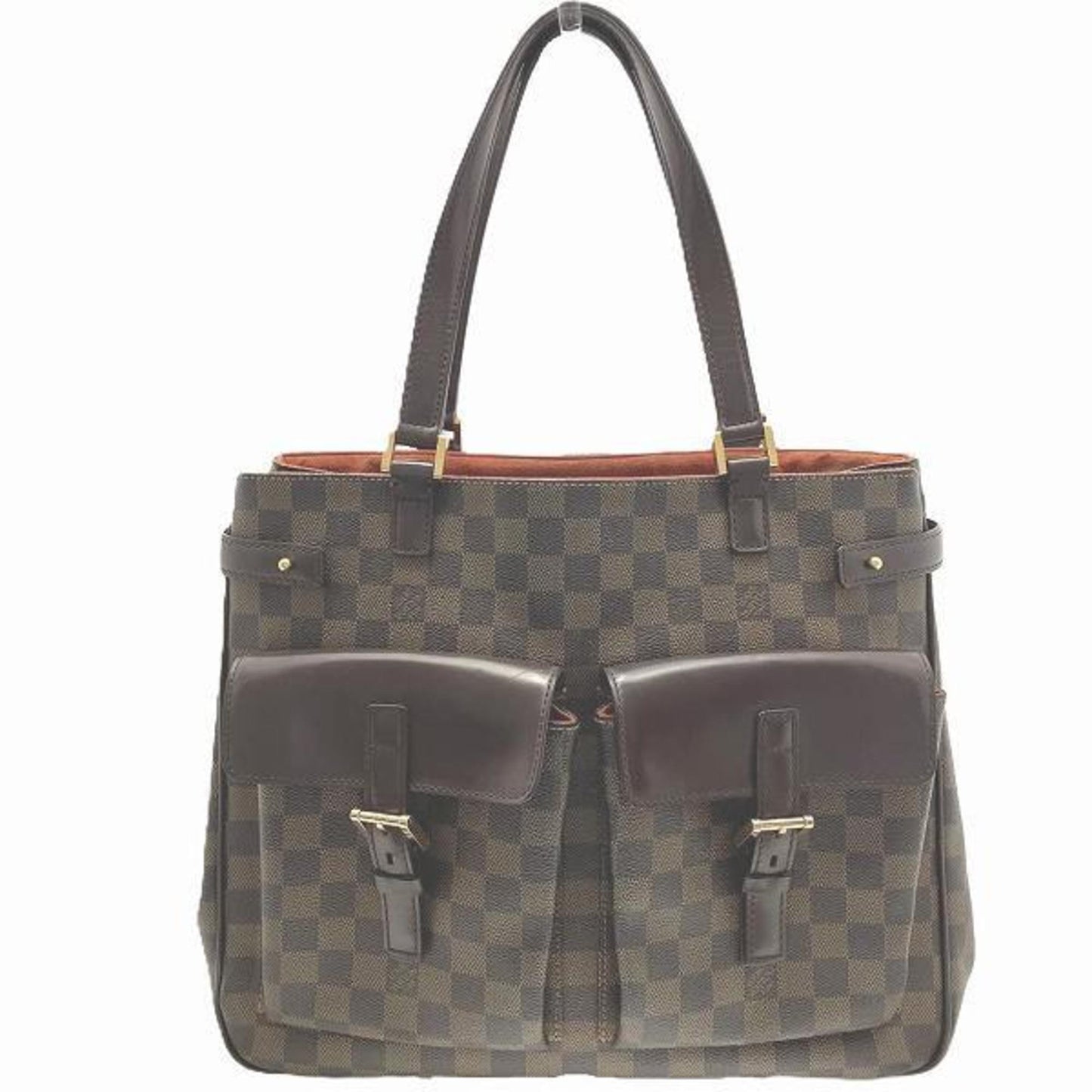 Louis Vuitton Uzes, Brown, Canvas, tote