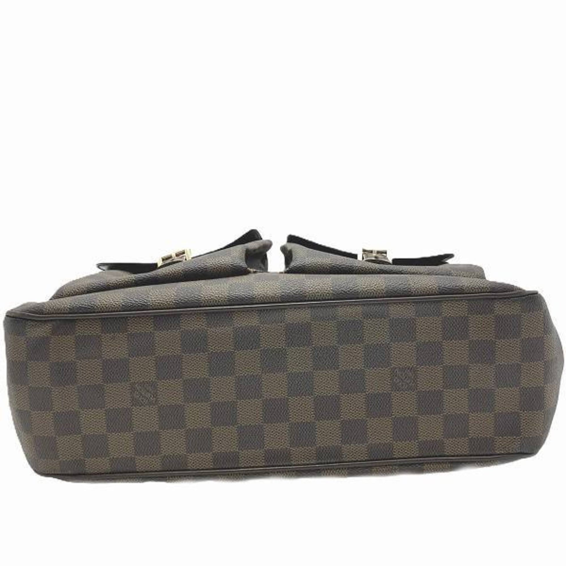 Louis Vuitton Uzes, Brown, Canvas, tote