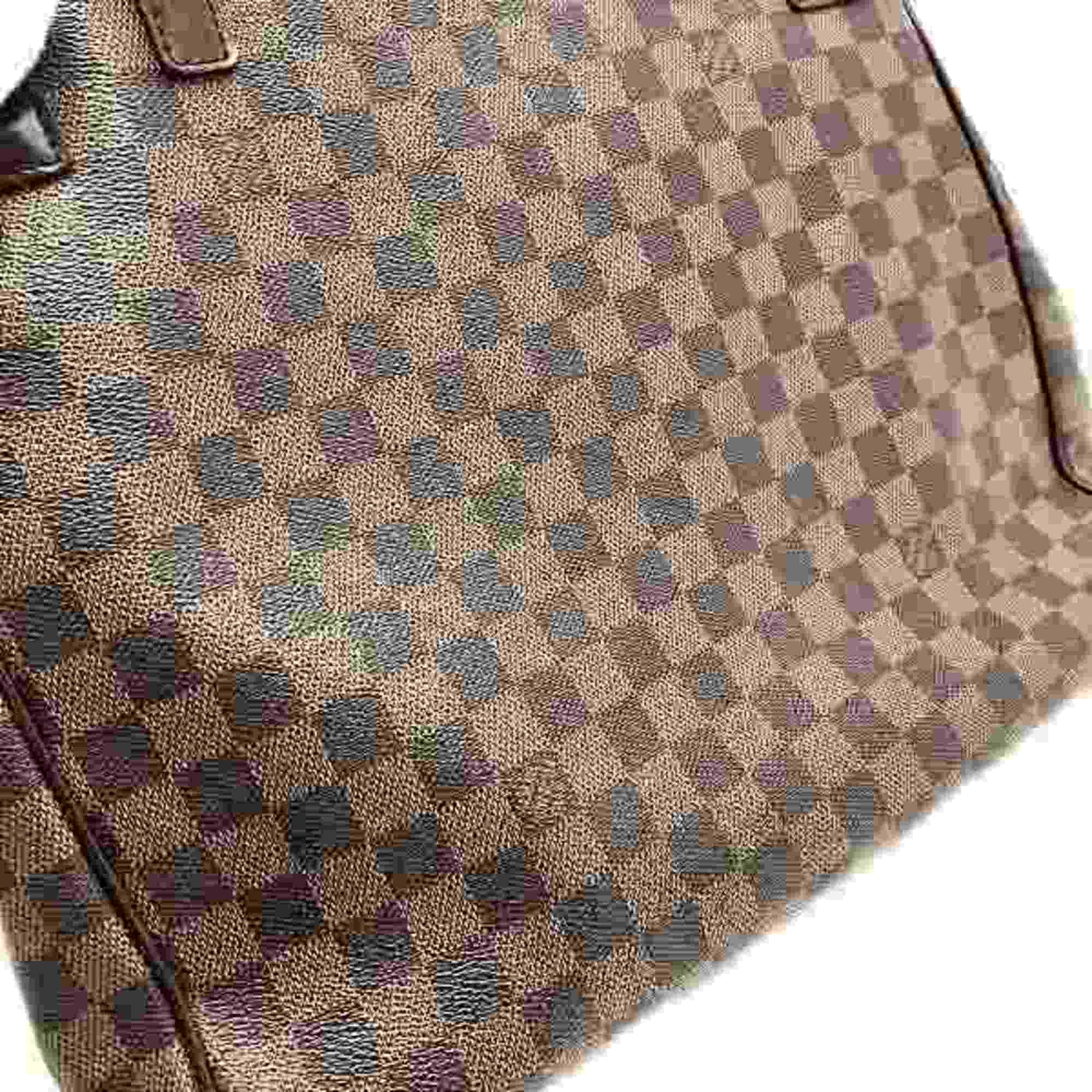 Louis Vuitton Uzes, Brown, Canvas, tote