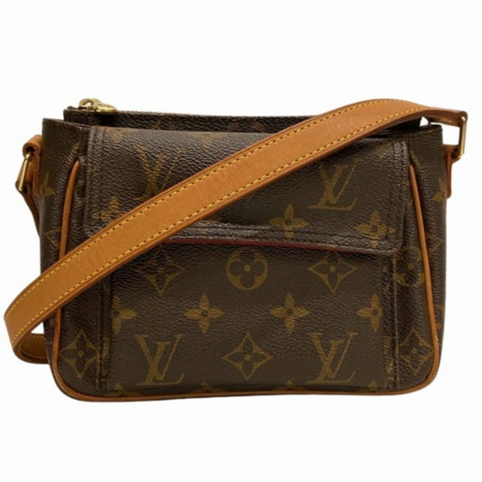 Louis Vuitton Viva Cité, Brown, Canvas, shoulder