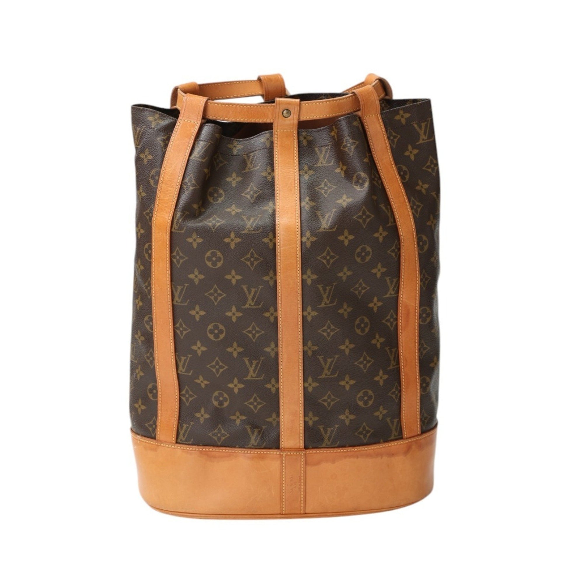 Louis Vuitton Randonnée, Brown, Canvas, shoulder
