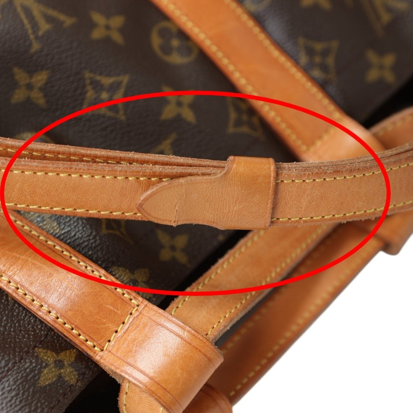 Louis Vuitton Randonnée, Brown, Canvas, shoulder