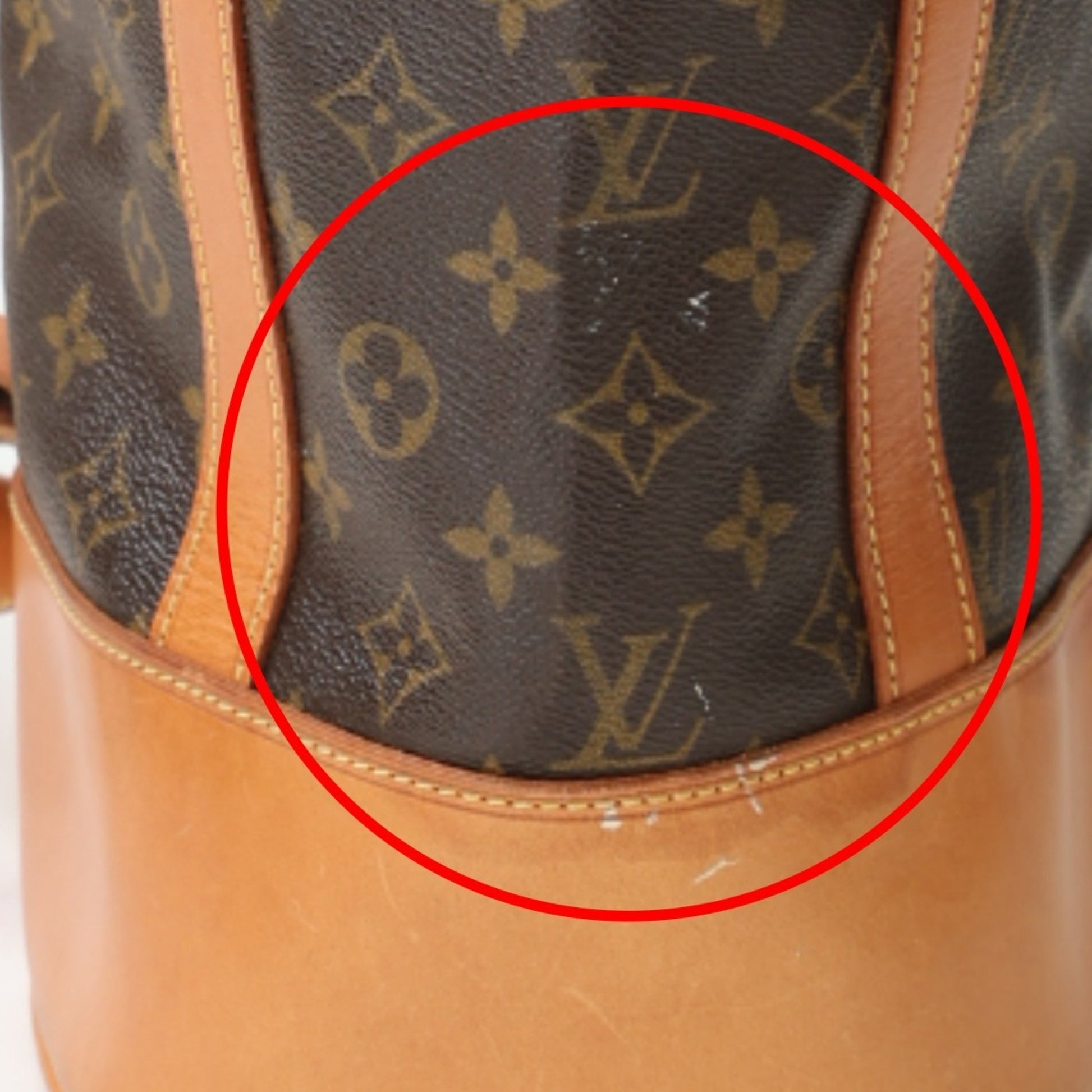 Louis Vuitton Randonnée, Brown, Canvas, shoulder