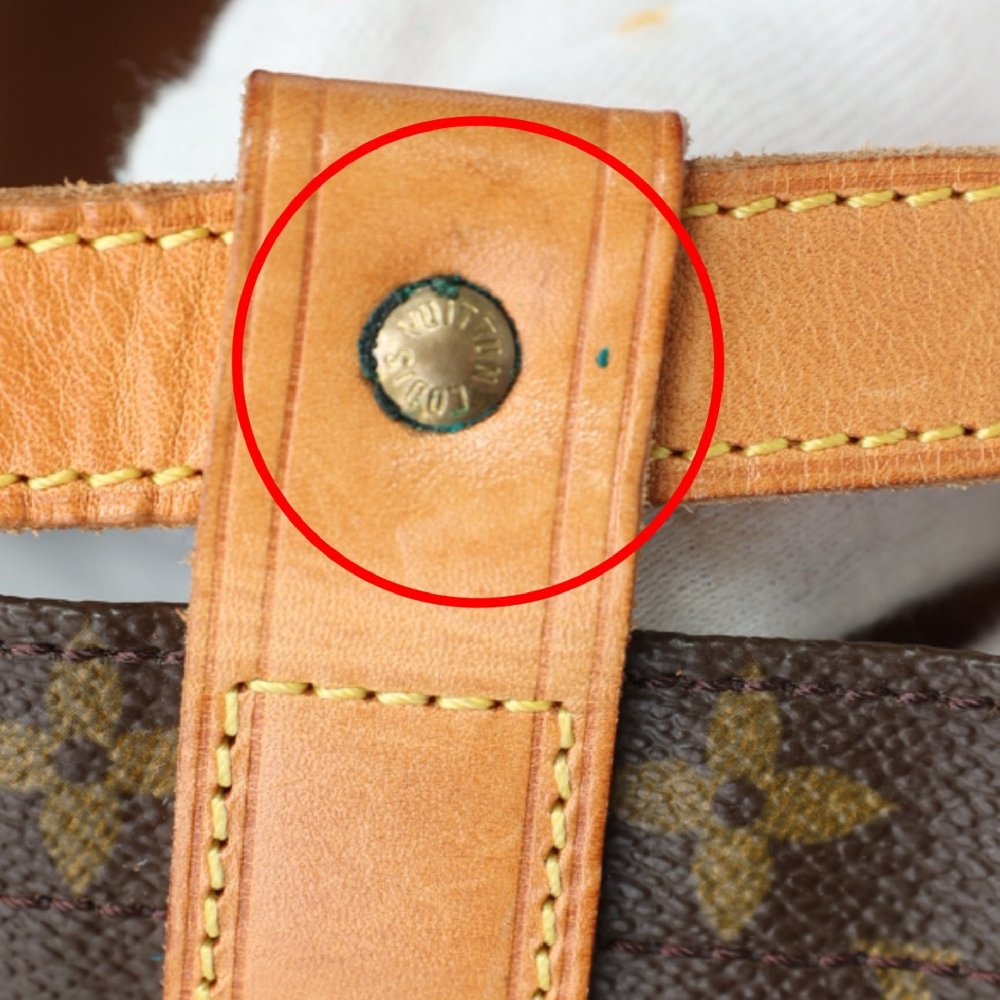 Louis Vuitton Randonnée, Brown, Canvas, shoulder