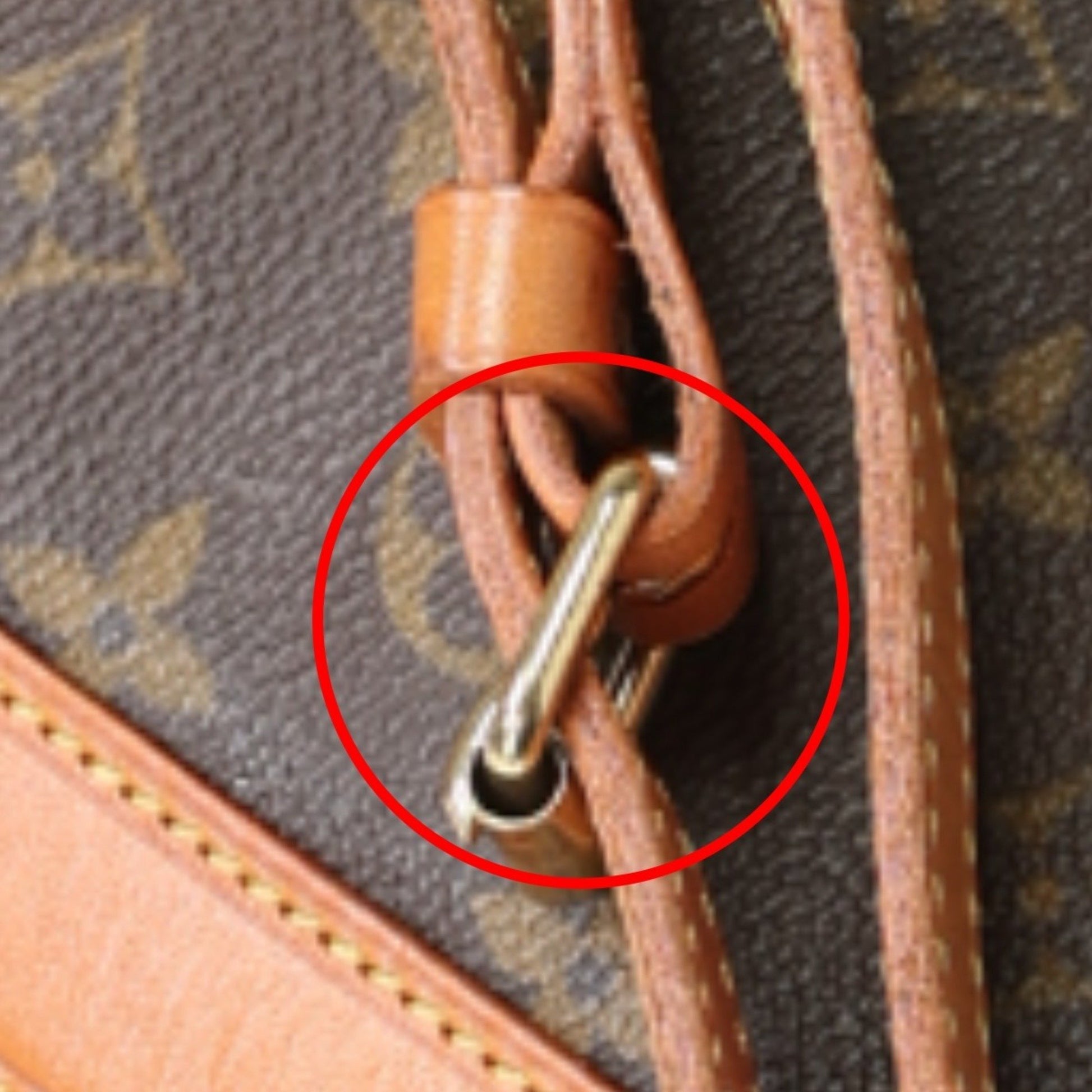 Louis Vuitton Randonnée, Brown, Canvas, shoulder