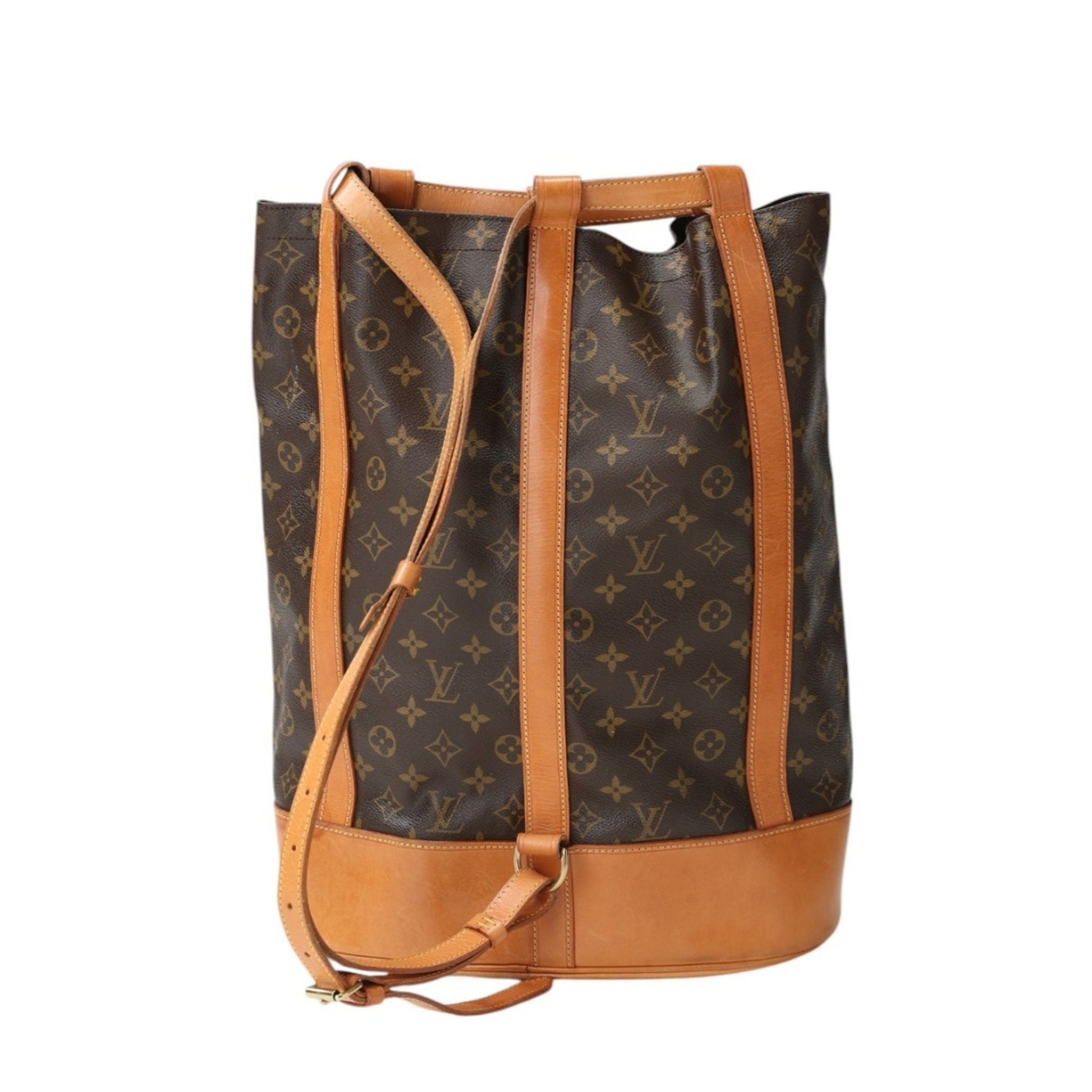 Louis Vuitton Randonnée, Brown, Canvas, shoulder